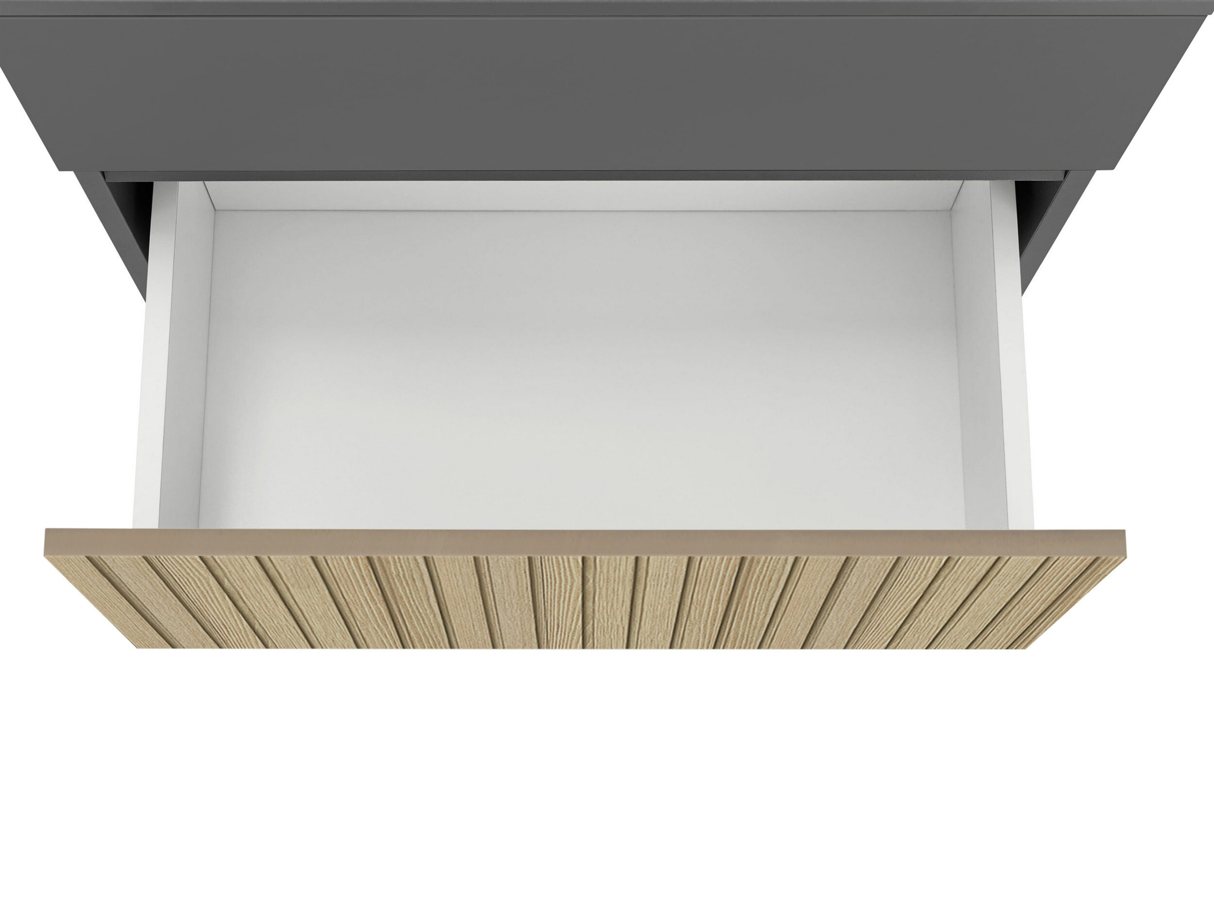 Prostostoječa kopalniška omarica za umivalnik Soncamu 110 (Antracit + Lahki hrast)