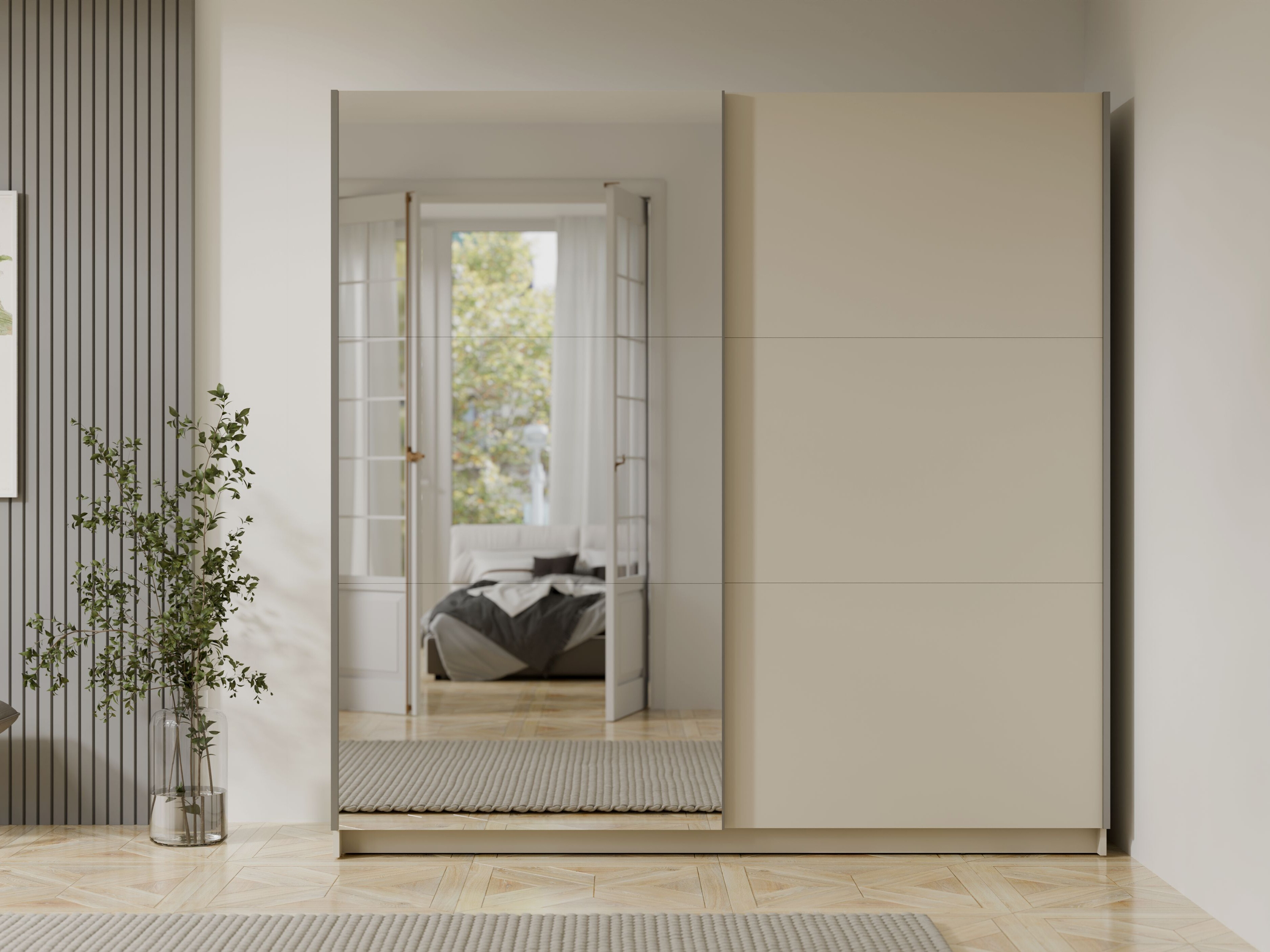 Garderobna omara Baytown 138 (Bež)