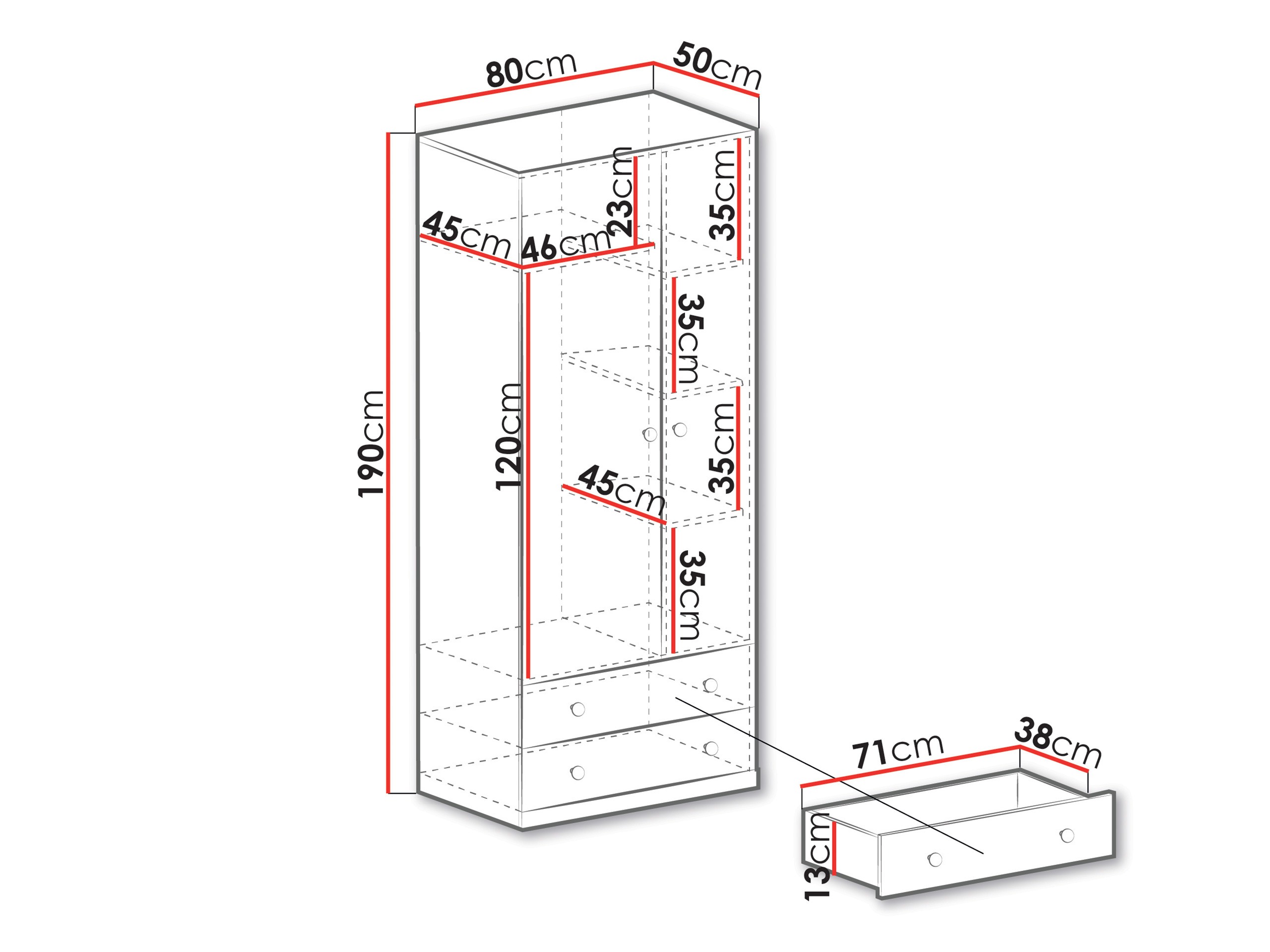 Garderobna omara Tesmonu 102