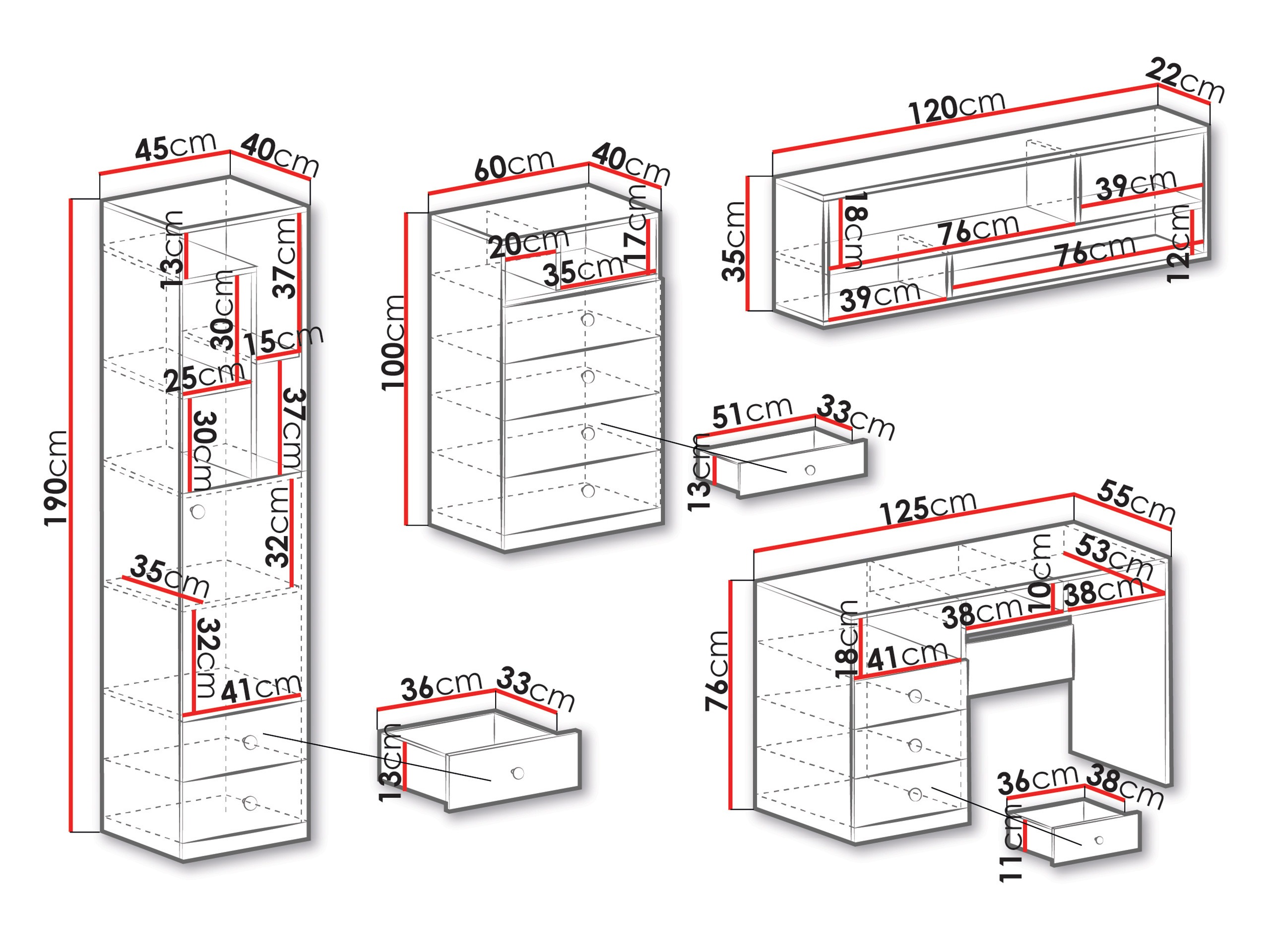Pohištveni komplet Tesmonu 116