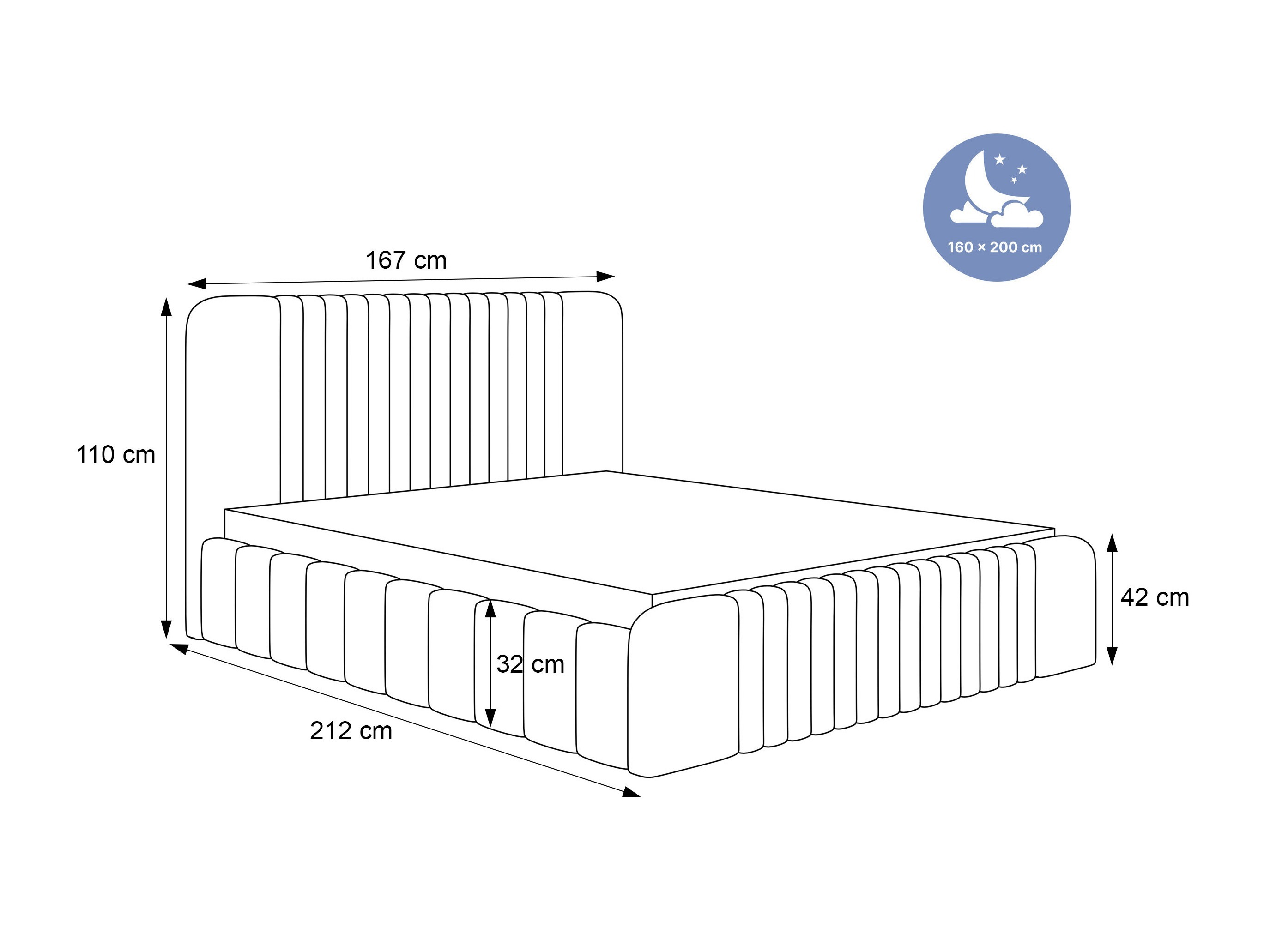 Postelja Hesperia 108 (Cremona 81)