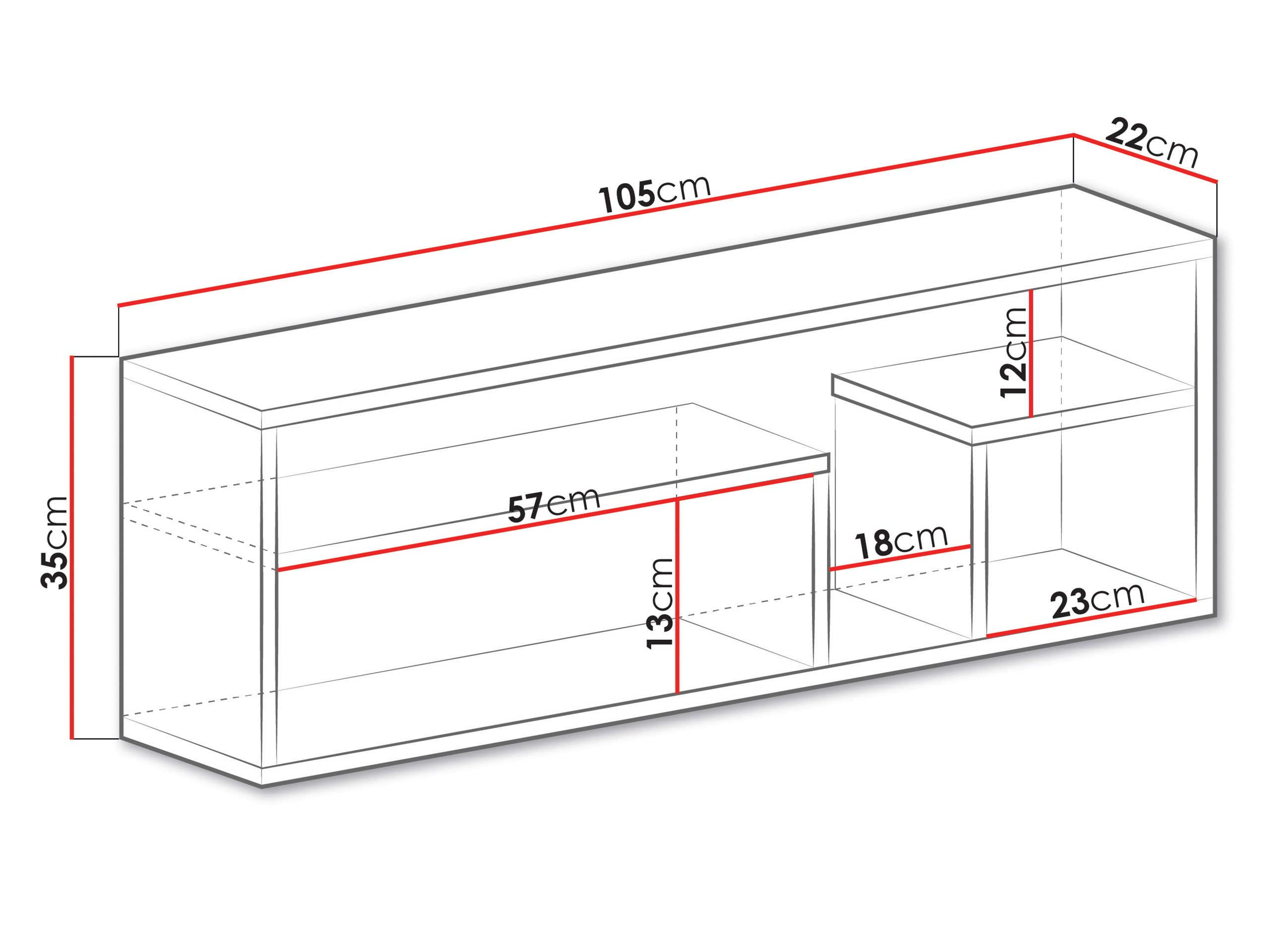 Stenska polica Tesmonu 112