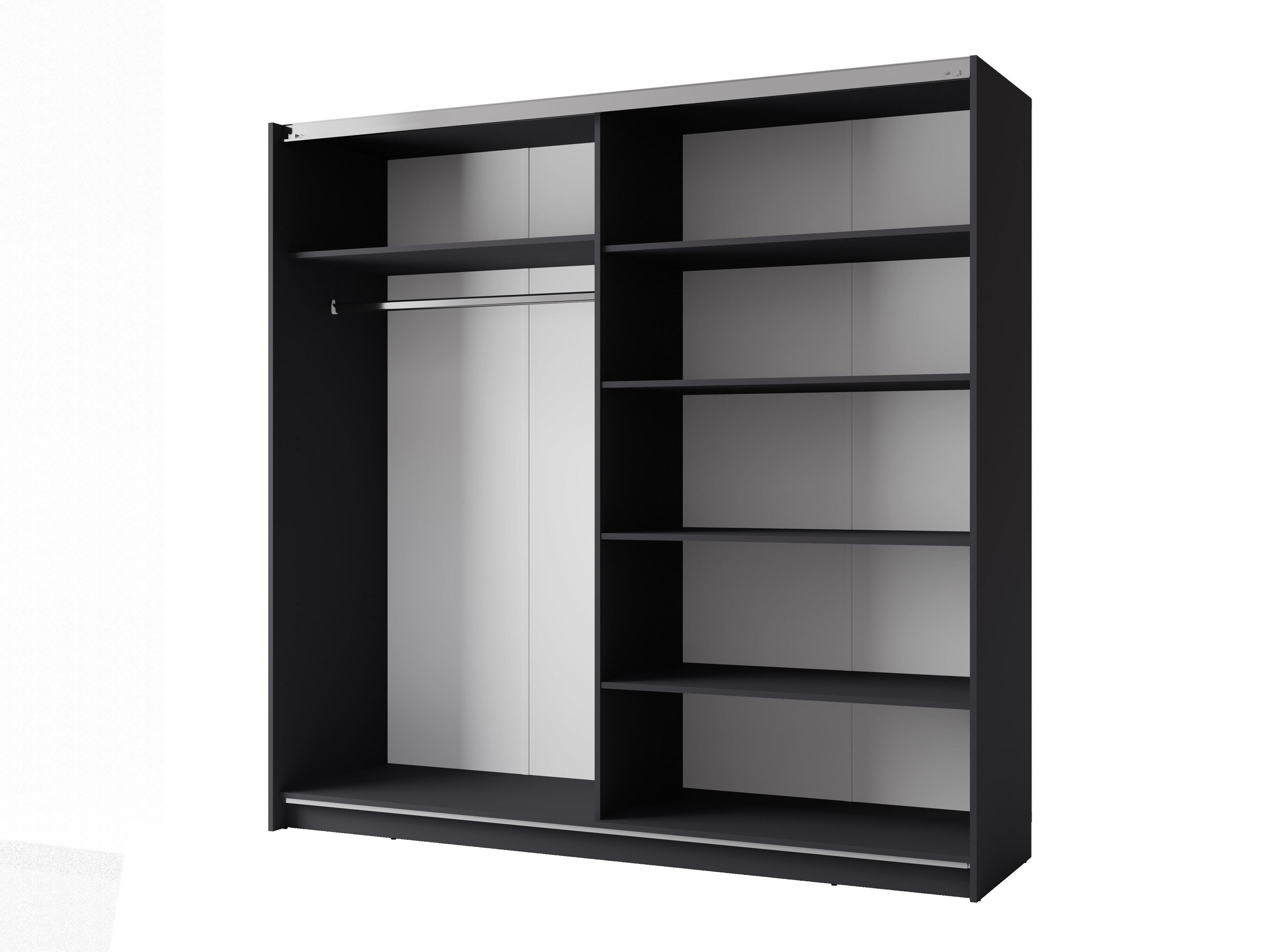 Garderobna omara Baytown 139 (Grafit)