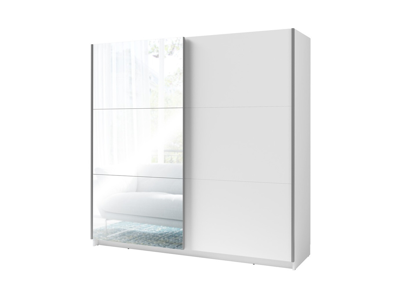 Garderobna omara Baytown 140 (Bela)