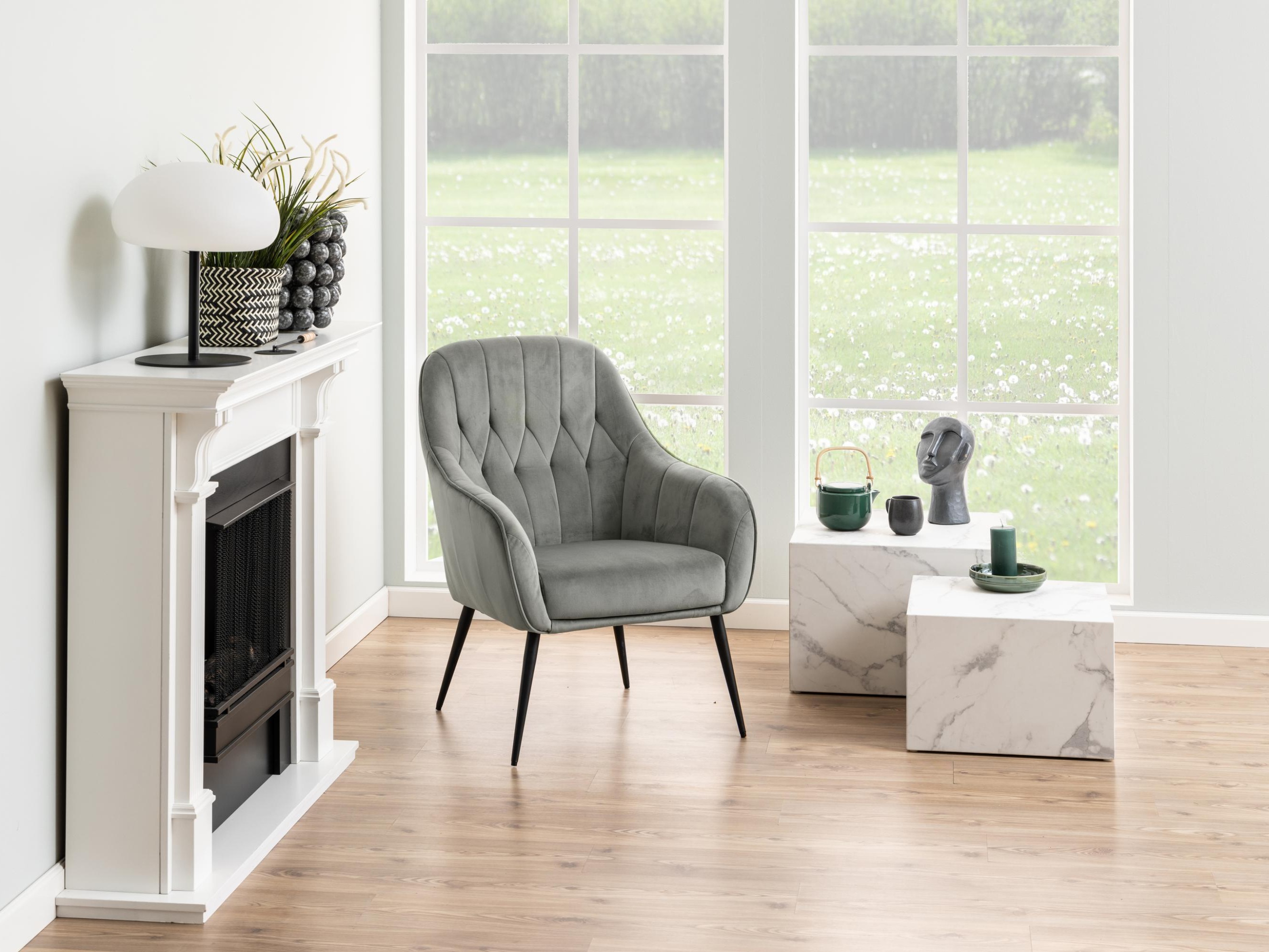 Komplet klubskih mizic Norsica 603 (Beli marmor)