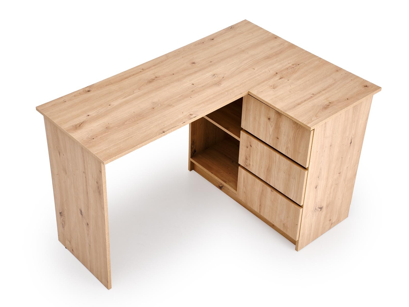 Kotna pisalna miza Houston 1950 (Artisan hrast)