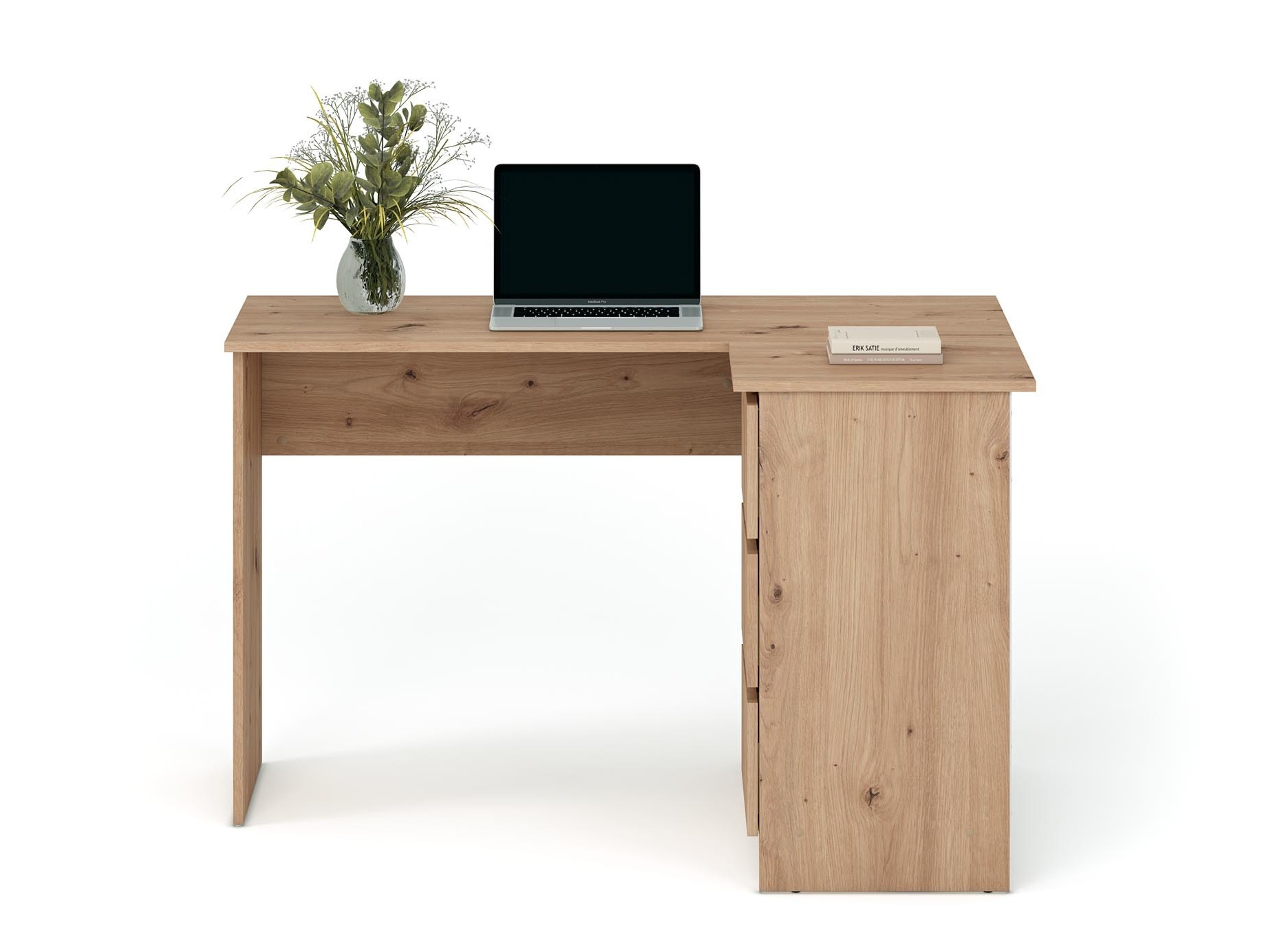 Kotna pisalna miza Houston 1950 (Artisan hrast)