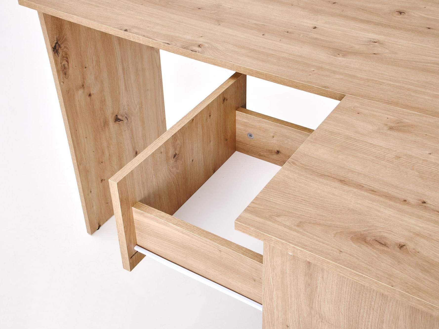 Kotna pisalna miza Houston 1950 (Artisan hrast)