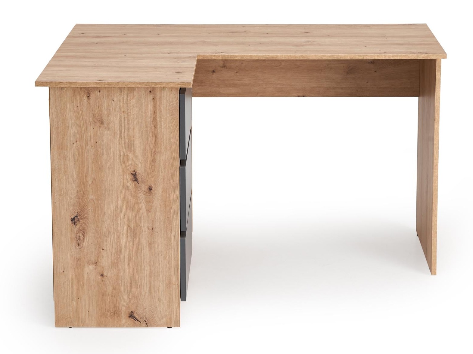 Kotna pisalna miza Houston 1950 (Grafit + Artisan hrast)