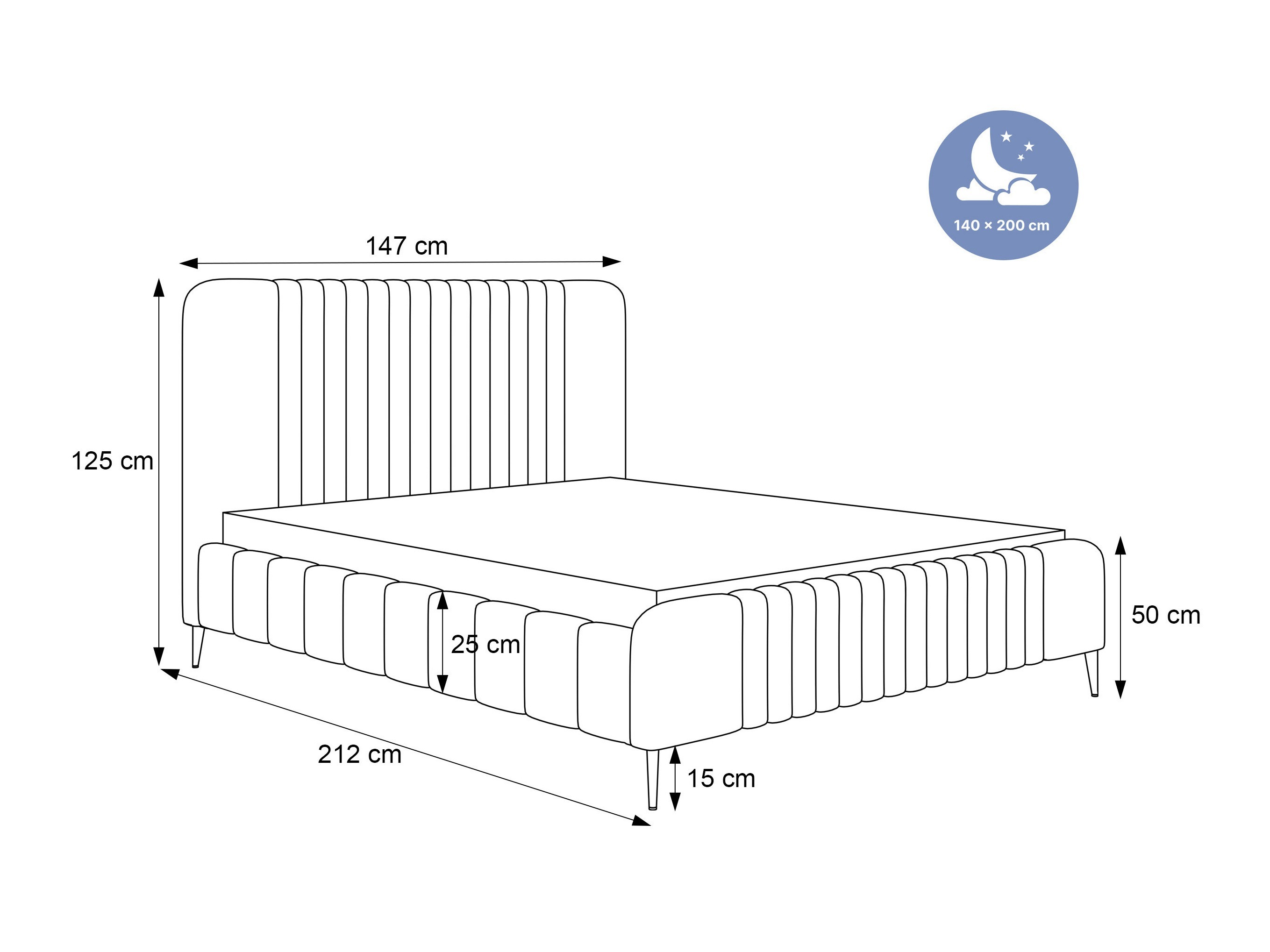Postelja Hesperia 109 (Dream Velvet 202.02)