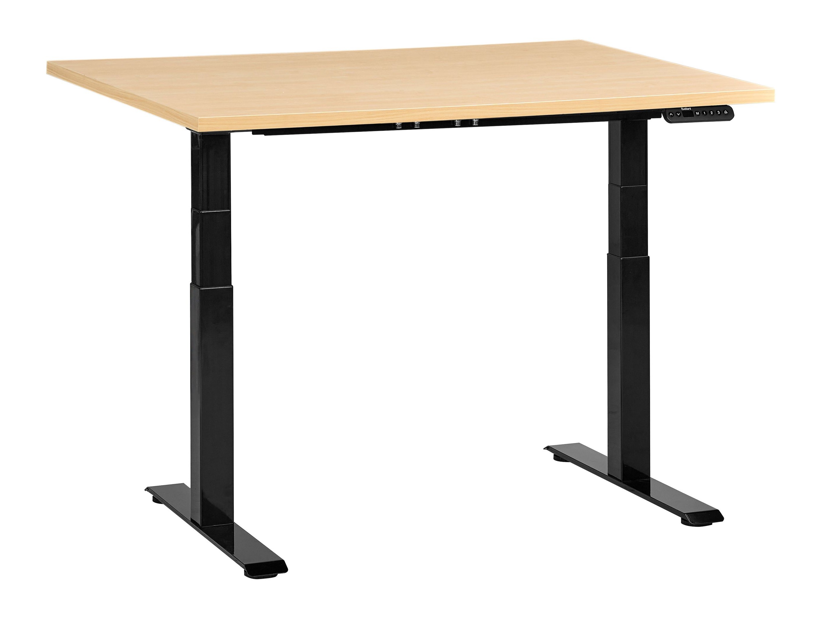 Dvižna pisalna miza Berwyn 2863 (Svetel les + Črna)