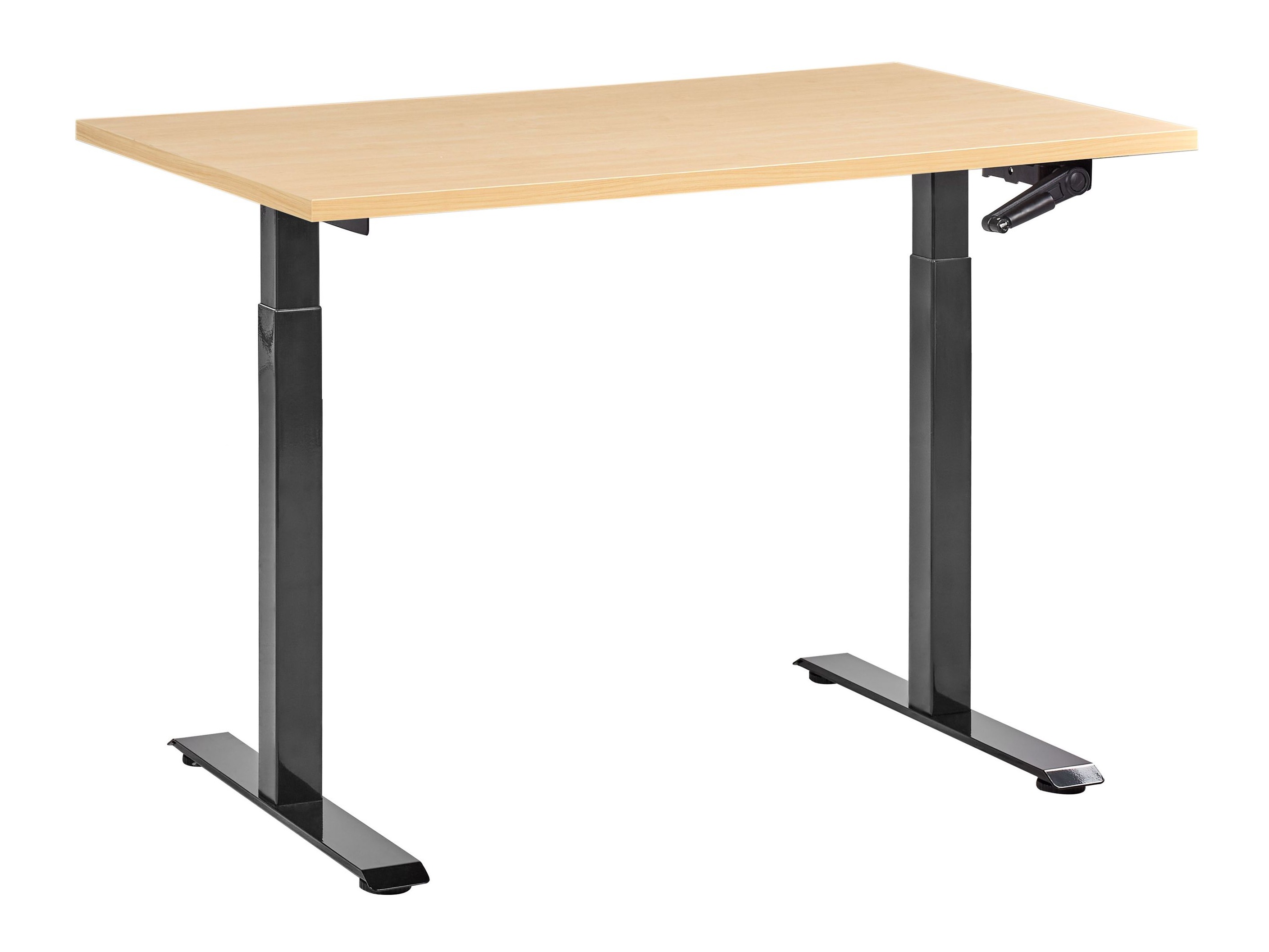 Dvižna pisalna miza Berwyn 2864 (Svetel les + Črna)