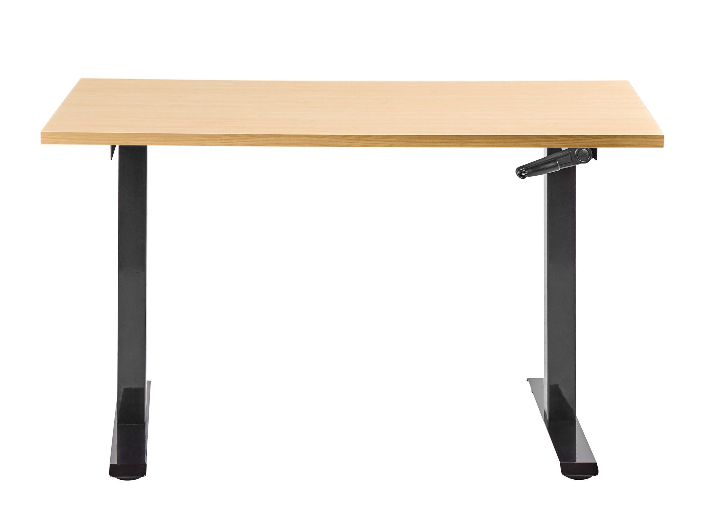 Dvižna pisalna miza Berwyn 2864 (Svetel les + Črna)