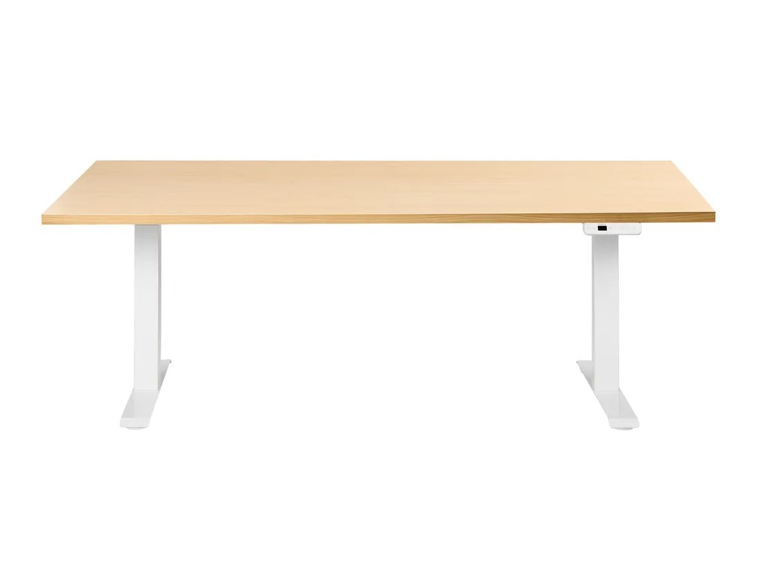 Dvižna pisalna miza Berwyn 2865 (Svetel les + Bela)