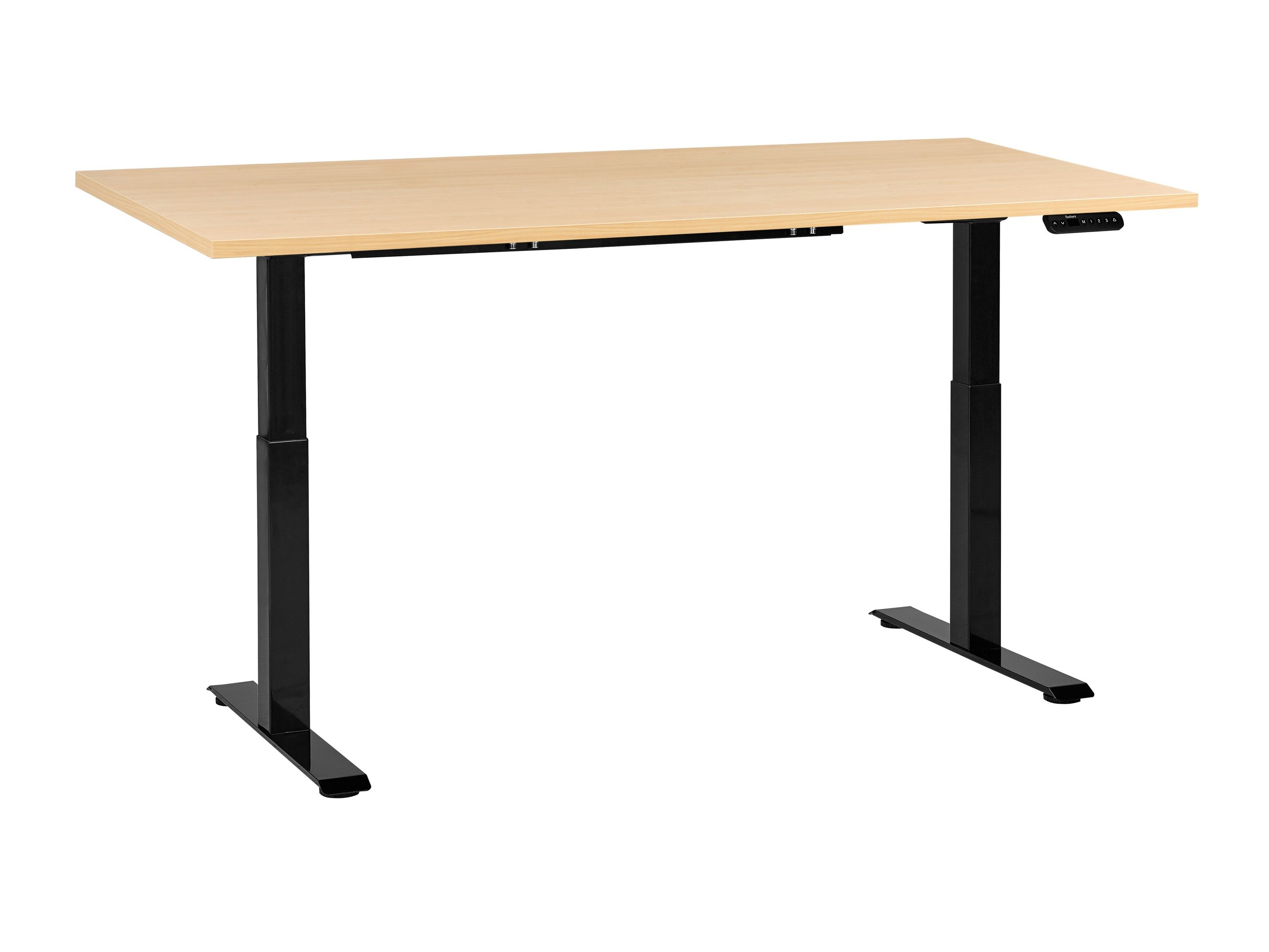 Dvižna pisalna miza Berwyn 2865 (Svetel les + Črna)