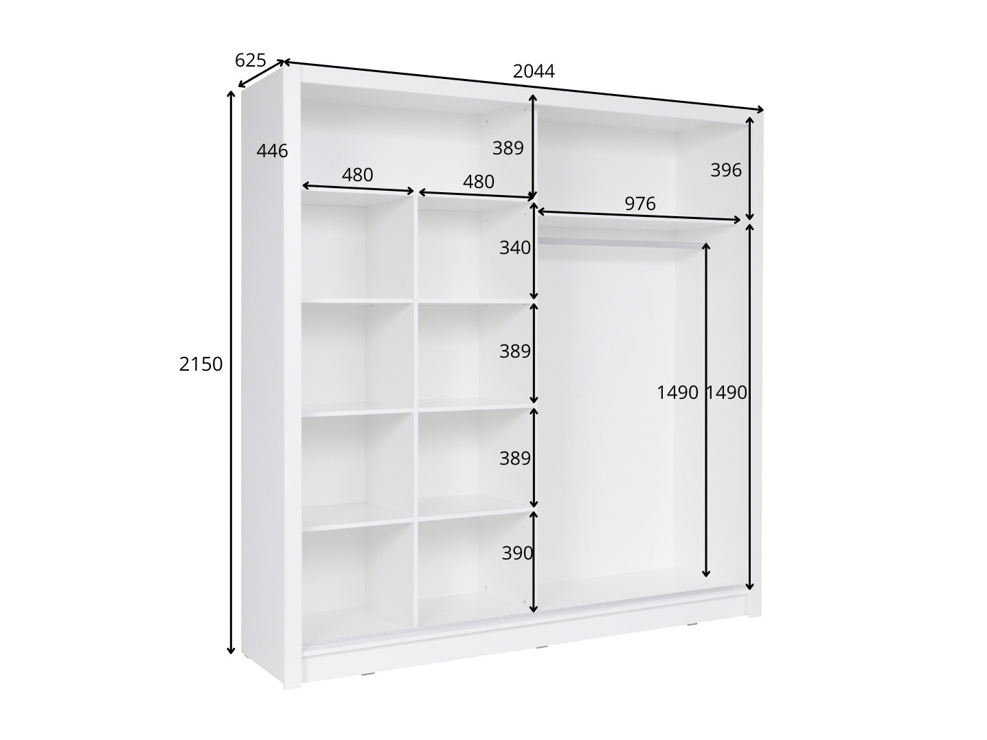 Garderobna omara Baytown 142