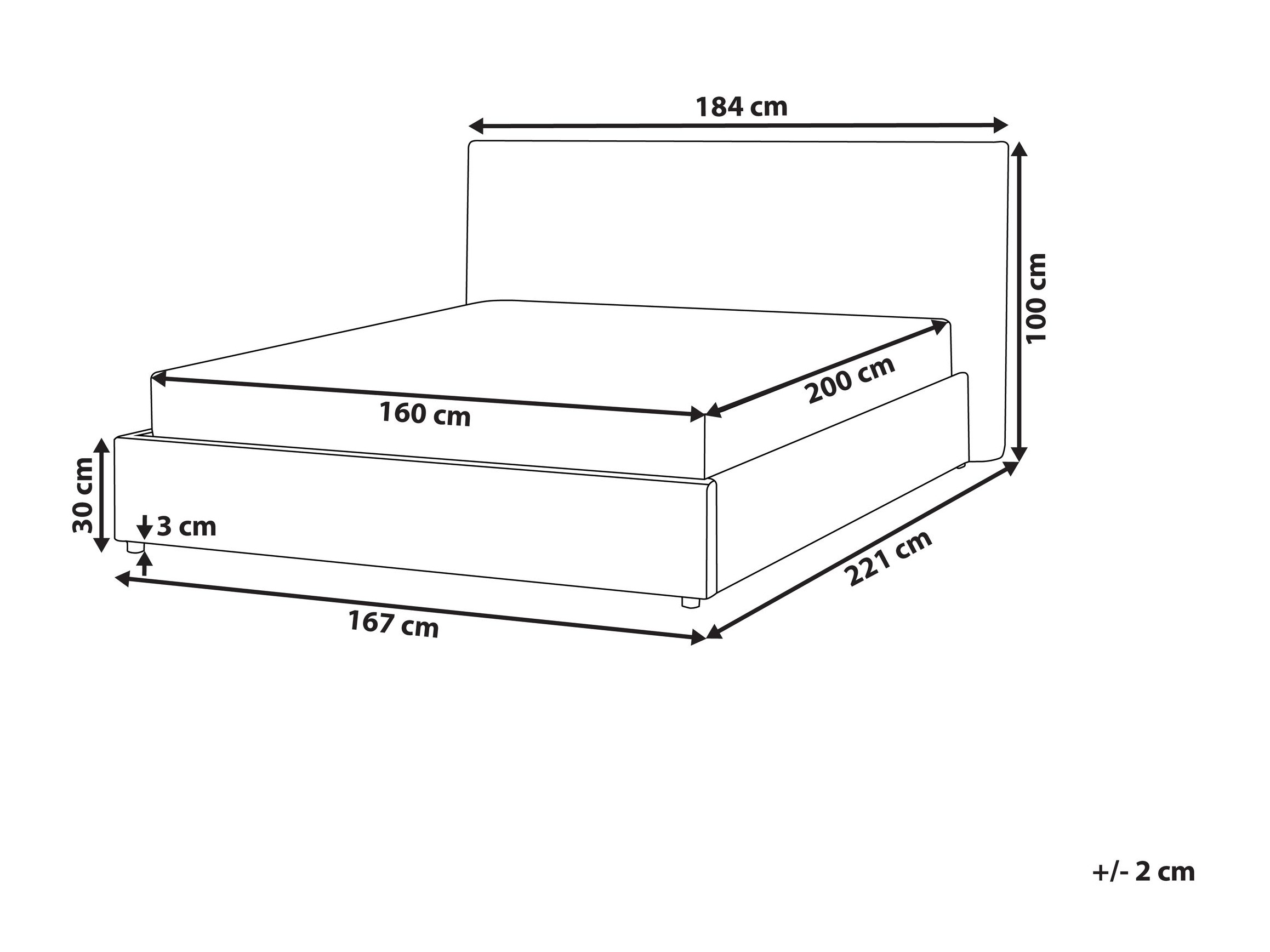 Postelja Berwyn 2868 (Taupe)