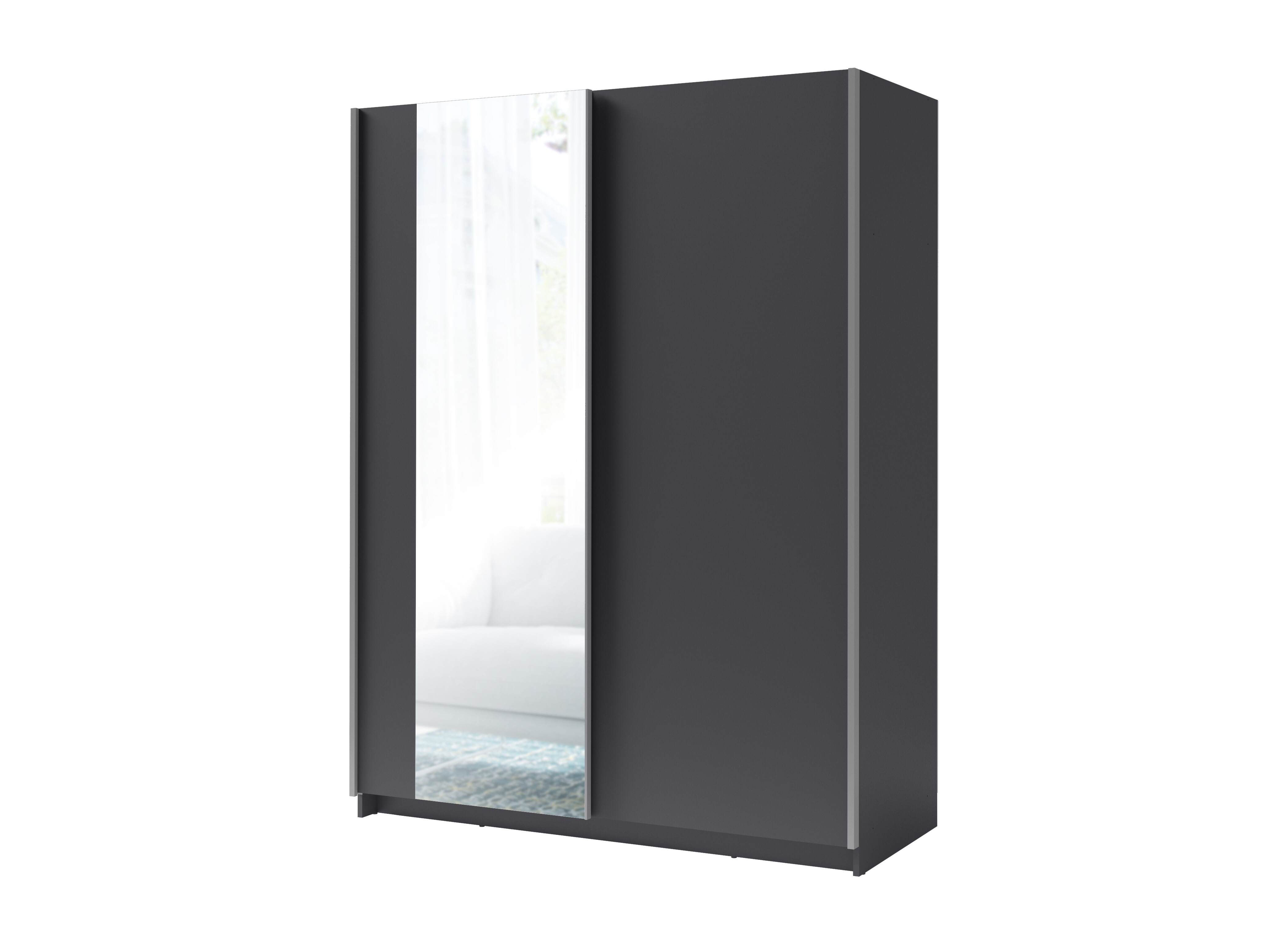 Garderobna omara Baytown 145 (Grafit)