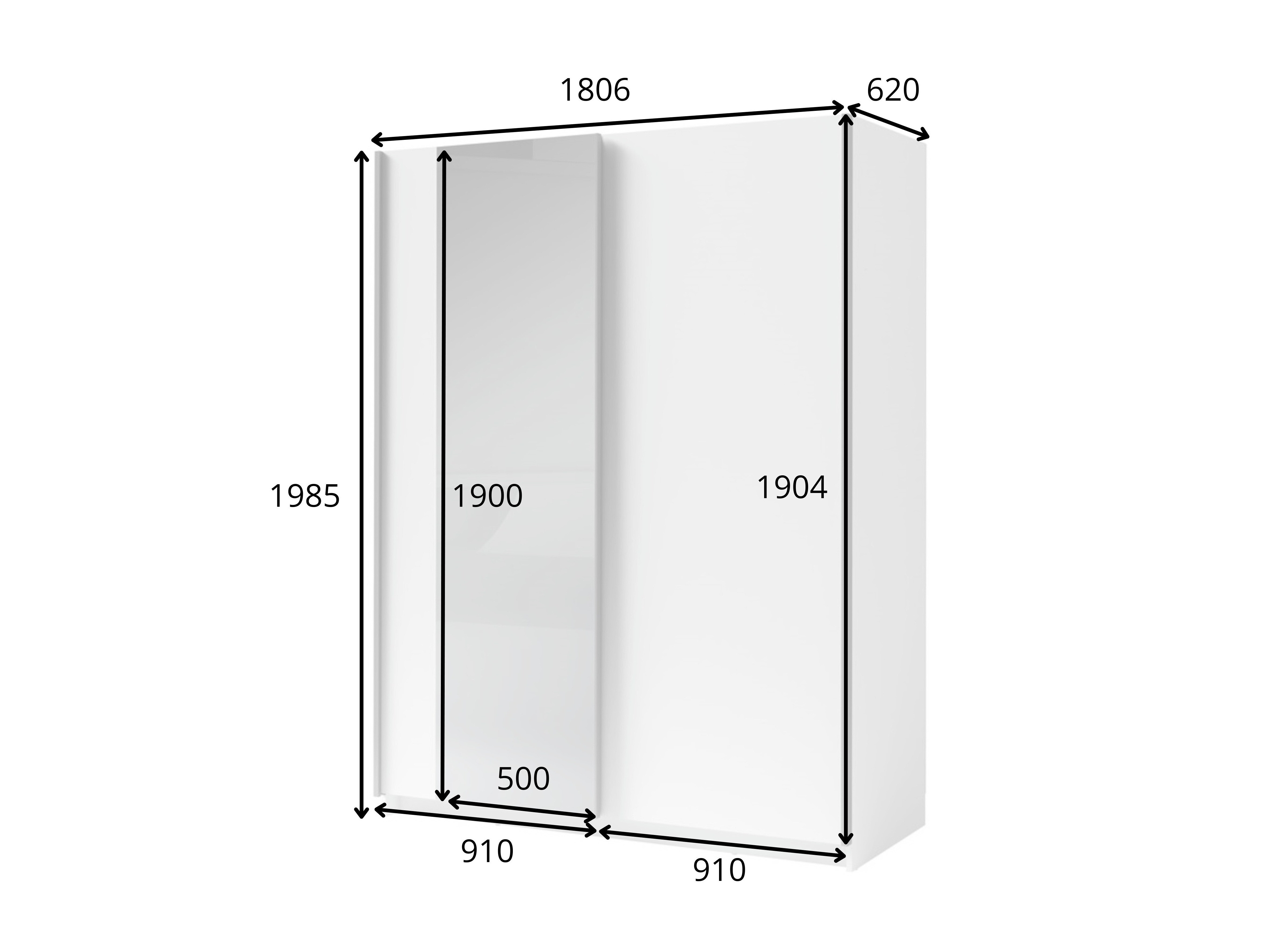 Garderobna omara Baytown 146 (Sonoma hrast)