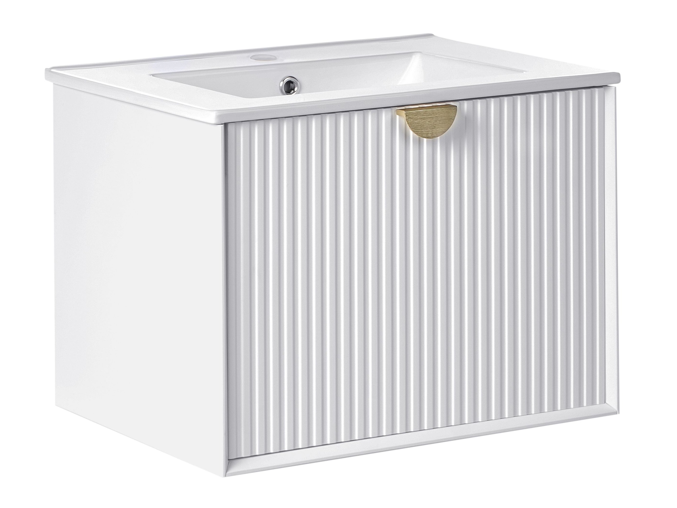 Viseča kopalniška omarica za umivalnik Berwyn 2870 (Bela)