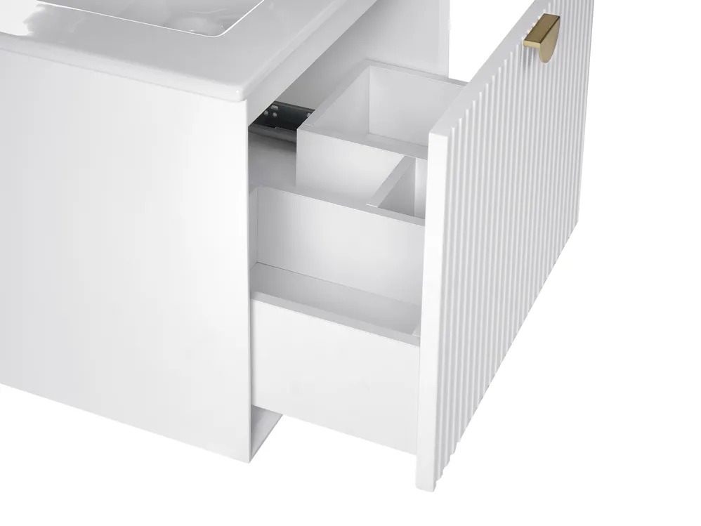 Viseča kopalniška omarica za umivalnik Berwyn 2870 (Bela)