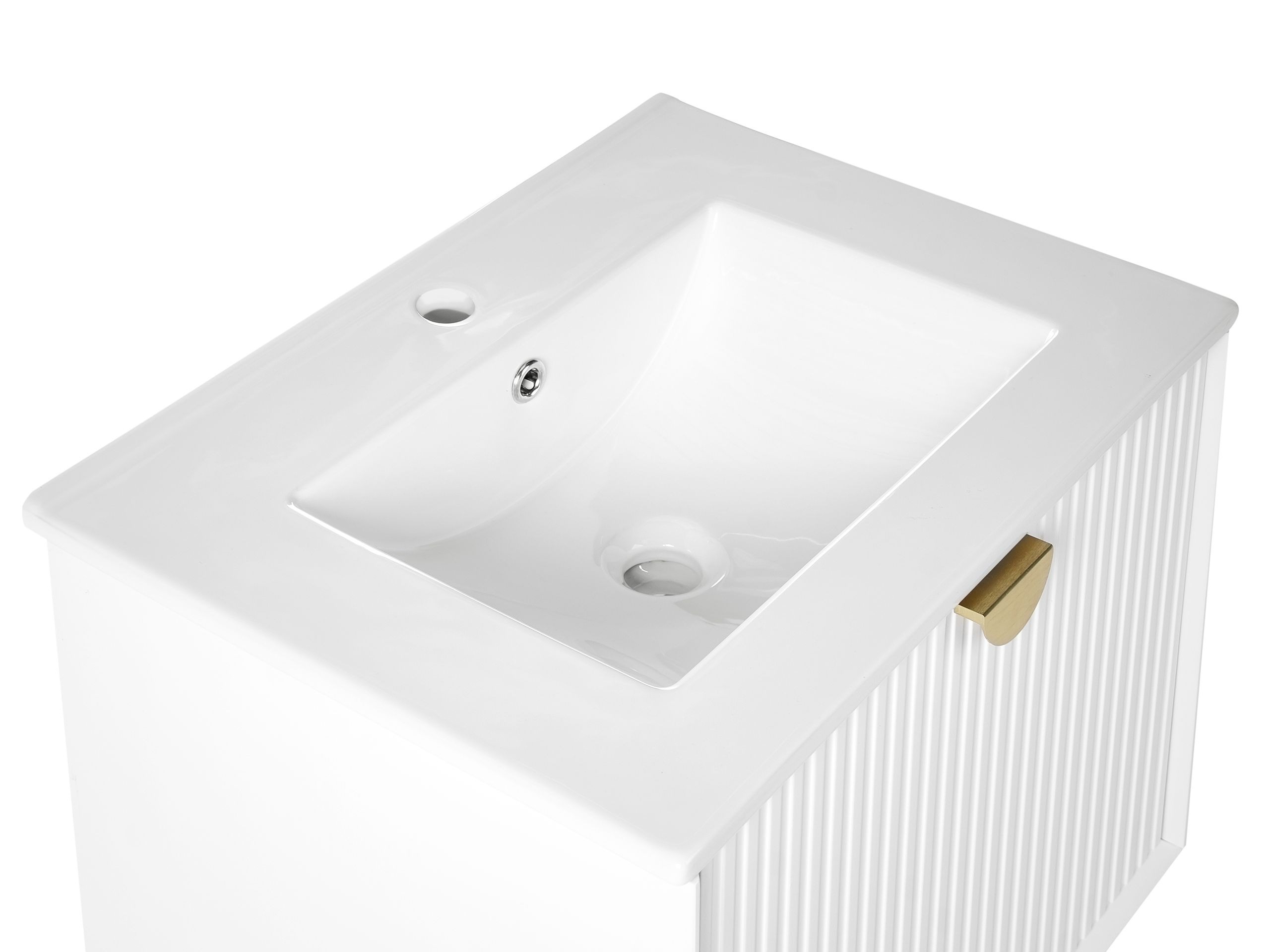 Viseča kopalniška omarica za umivalnik Berwyn 2870 (Bela)