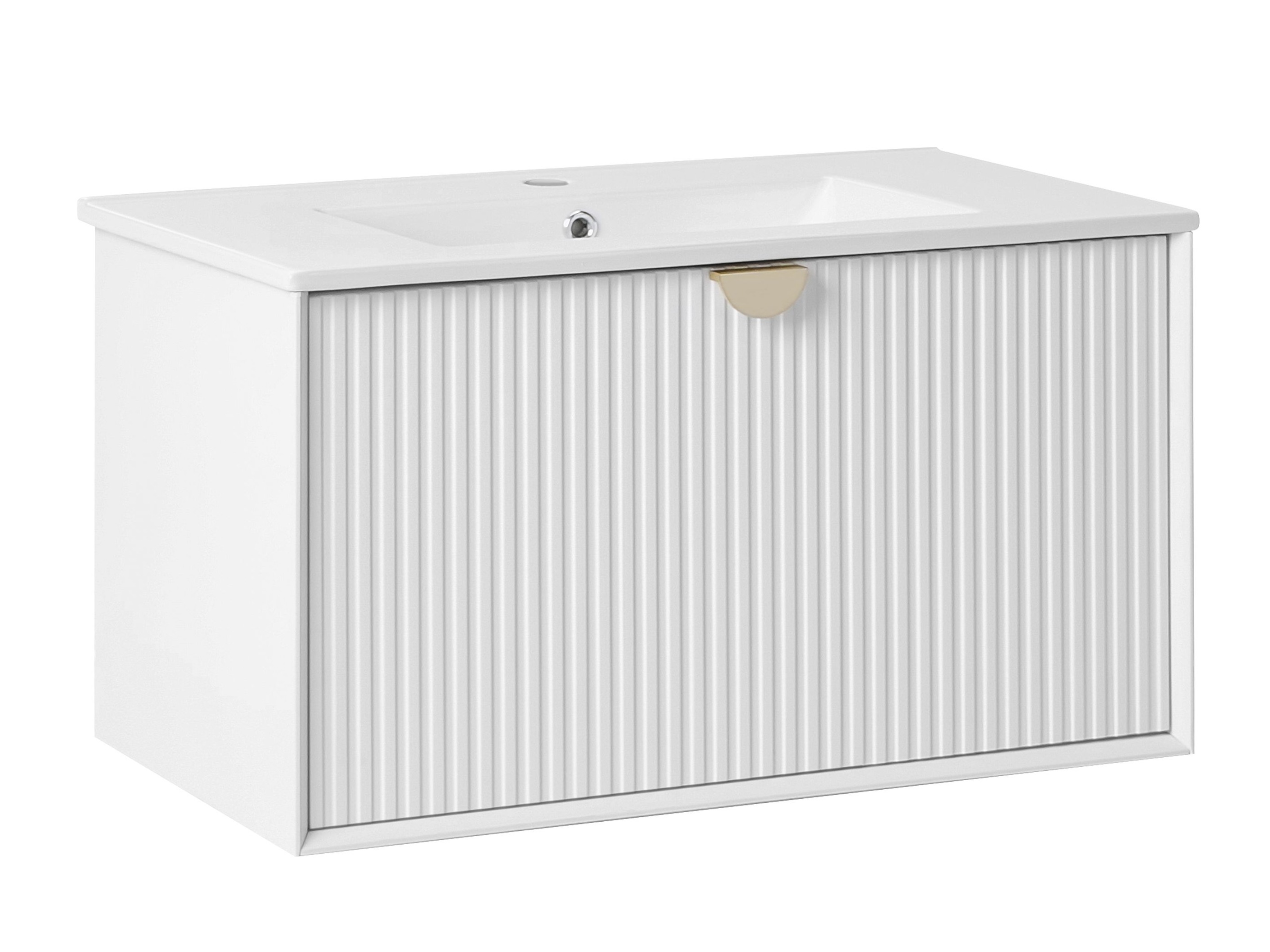 Viseča kopalniška omarica za umivalnik Berwyn 2871 (Bela)