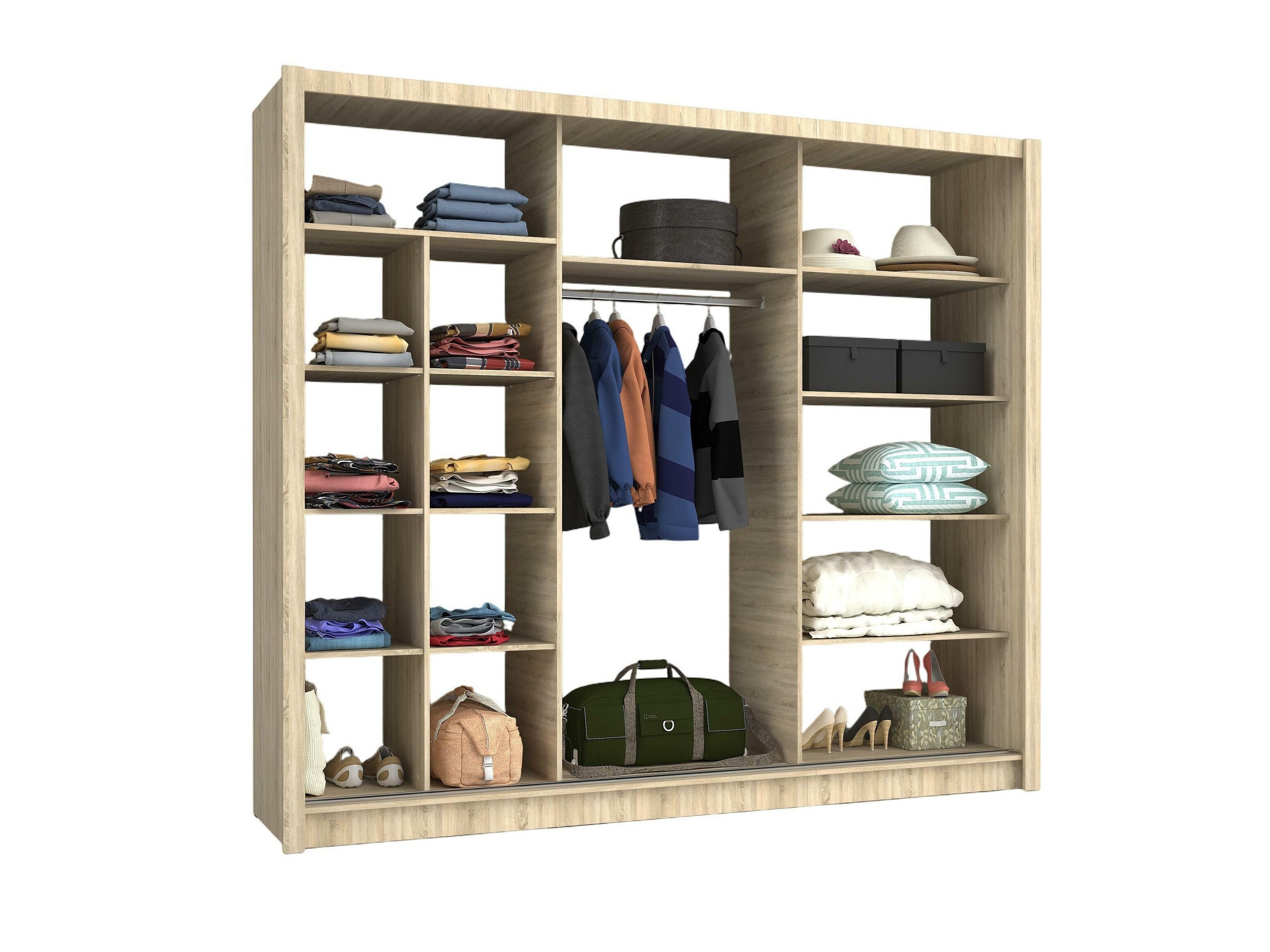 Garderobna omara Baytown 141 (Sonoma hrast)