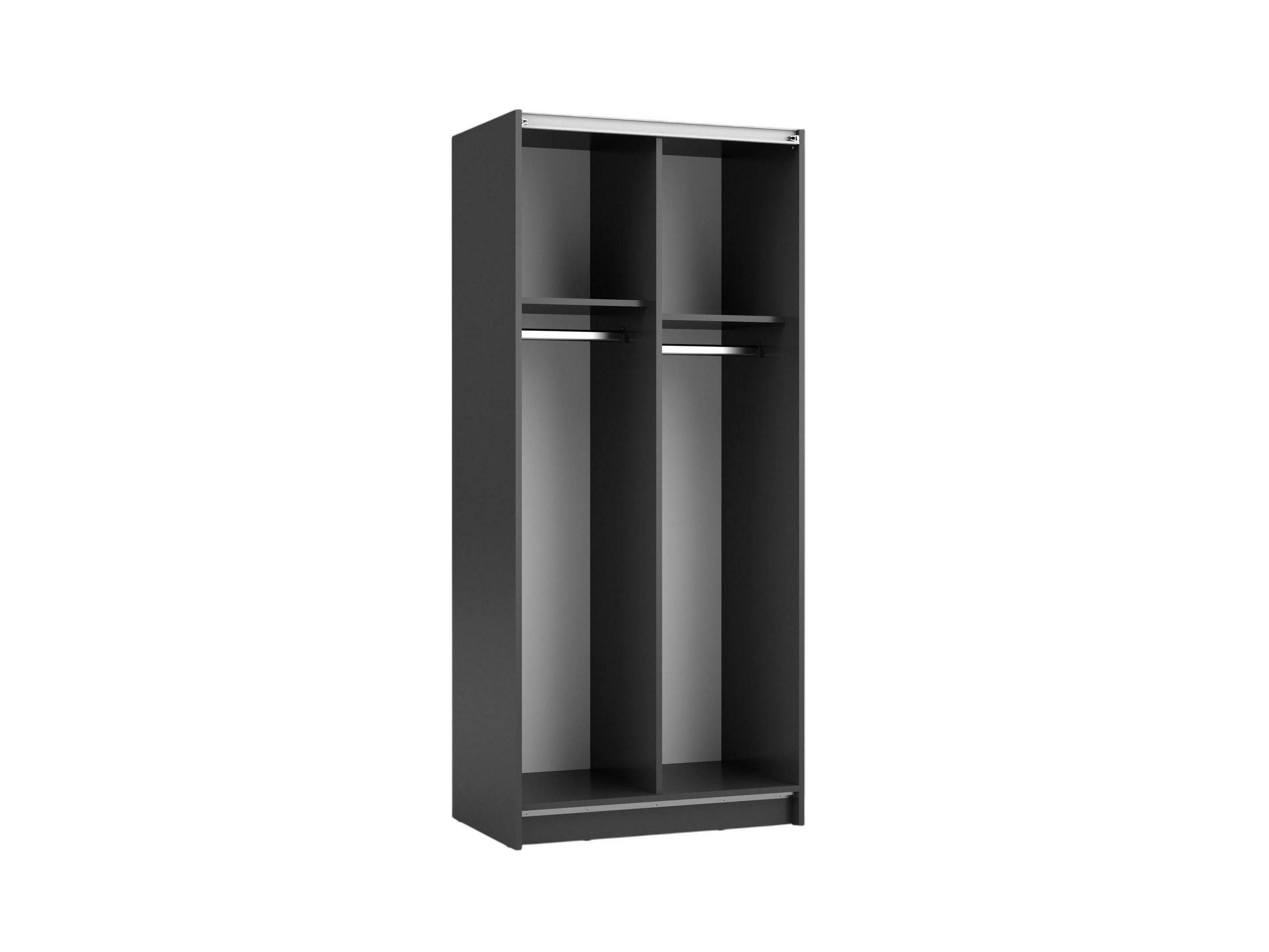 Garderobna omara Baytown 147 (Črna)