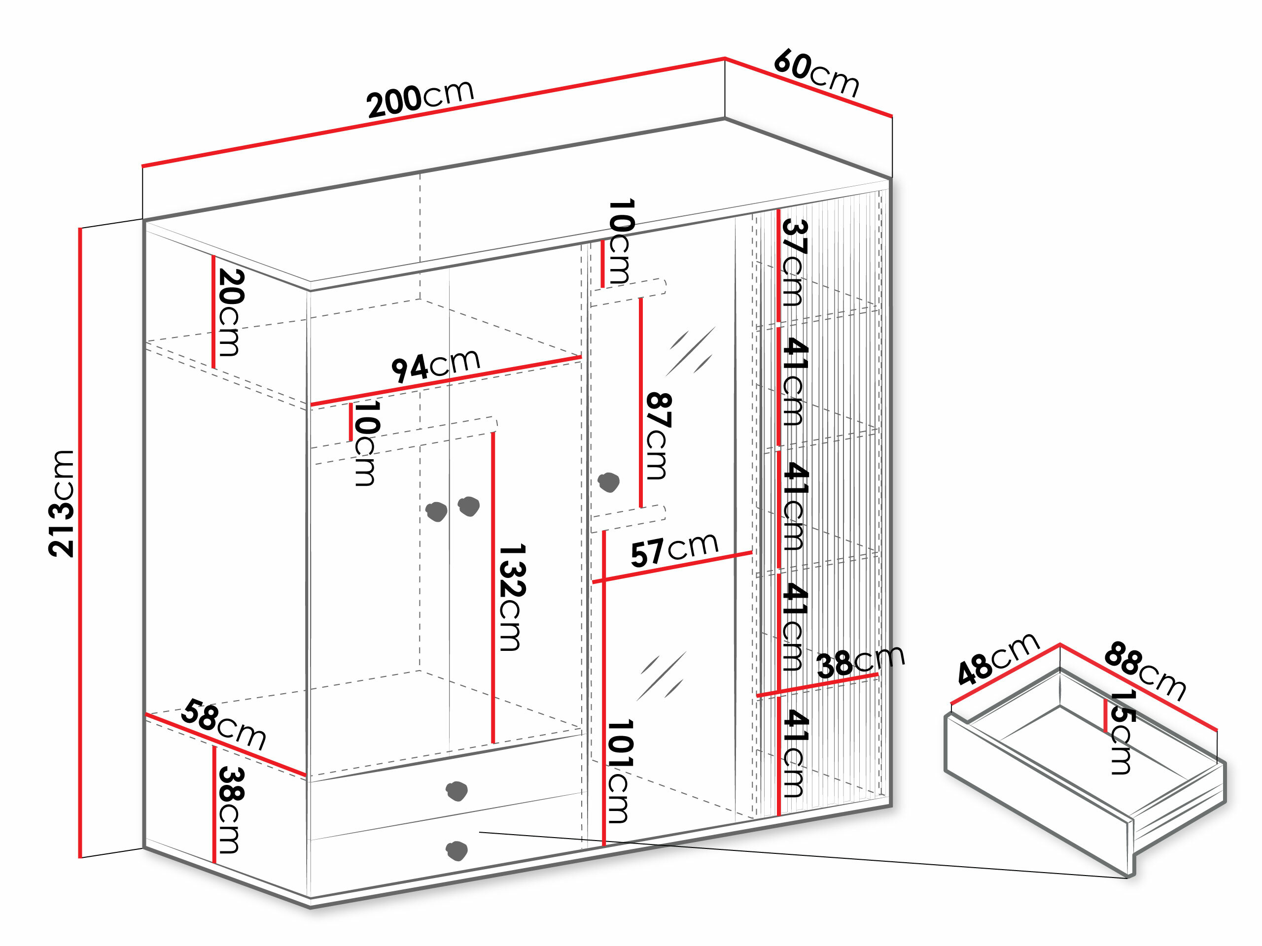 Garderobna omara Venmava 114