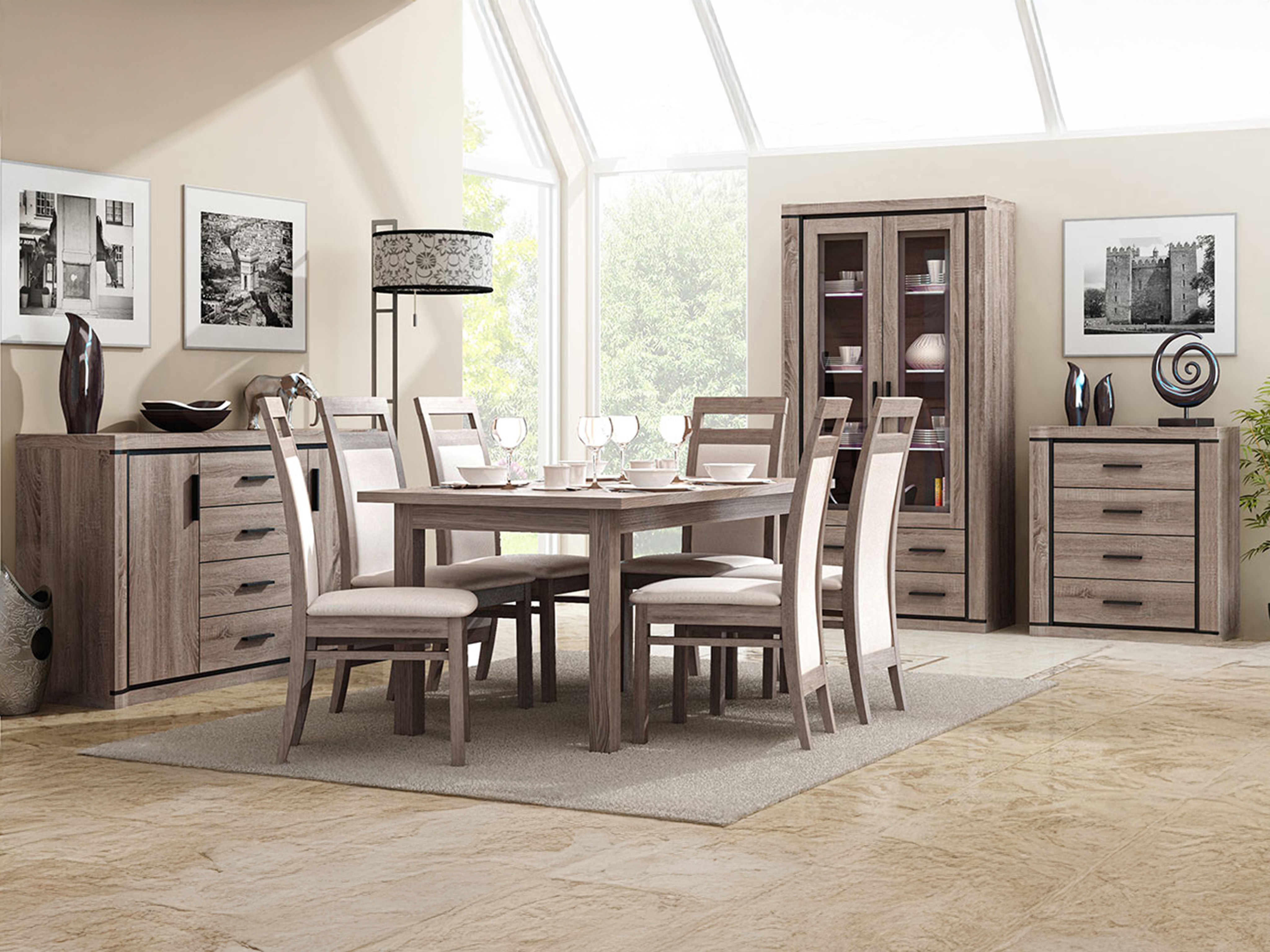 Komoda Lorelie 103 (Tartuf hrast)