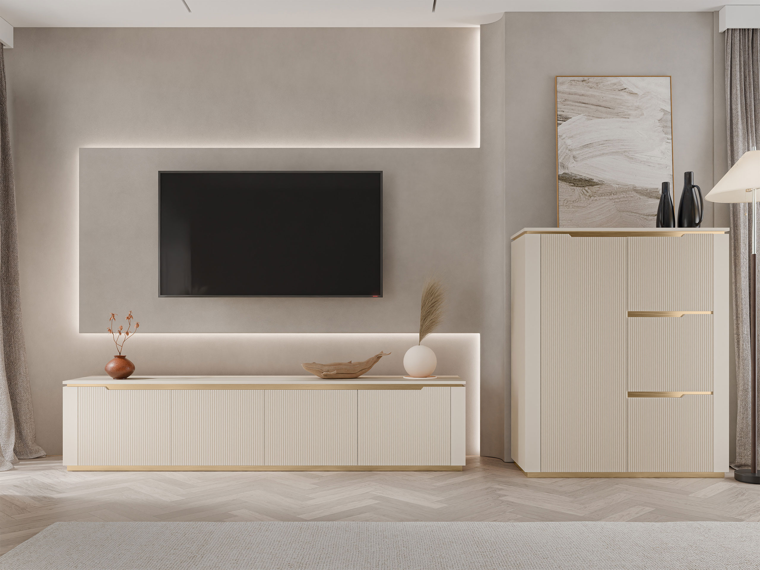 Komplet za dnevno sobo Comfivo Ovitas I