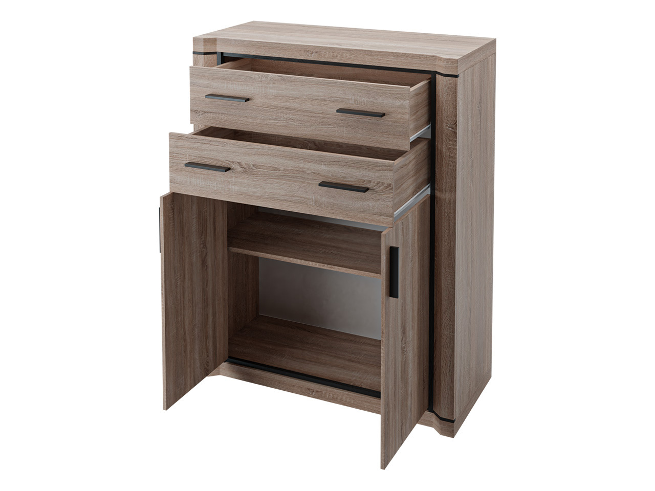 Komplet za dnevno sobo Lorelie 124 (Tartuf hrast)