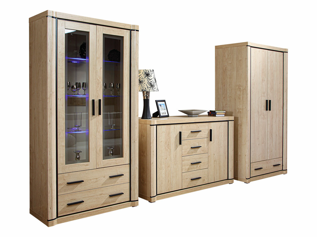 Komplet za dnevno sobo Lorelie 125 (Sonoma hrast)