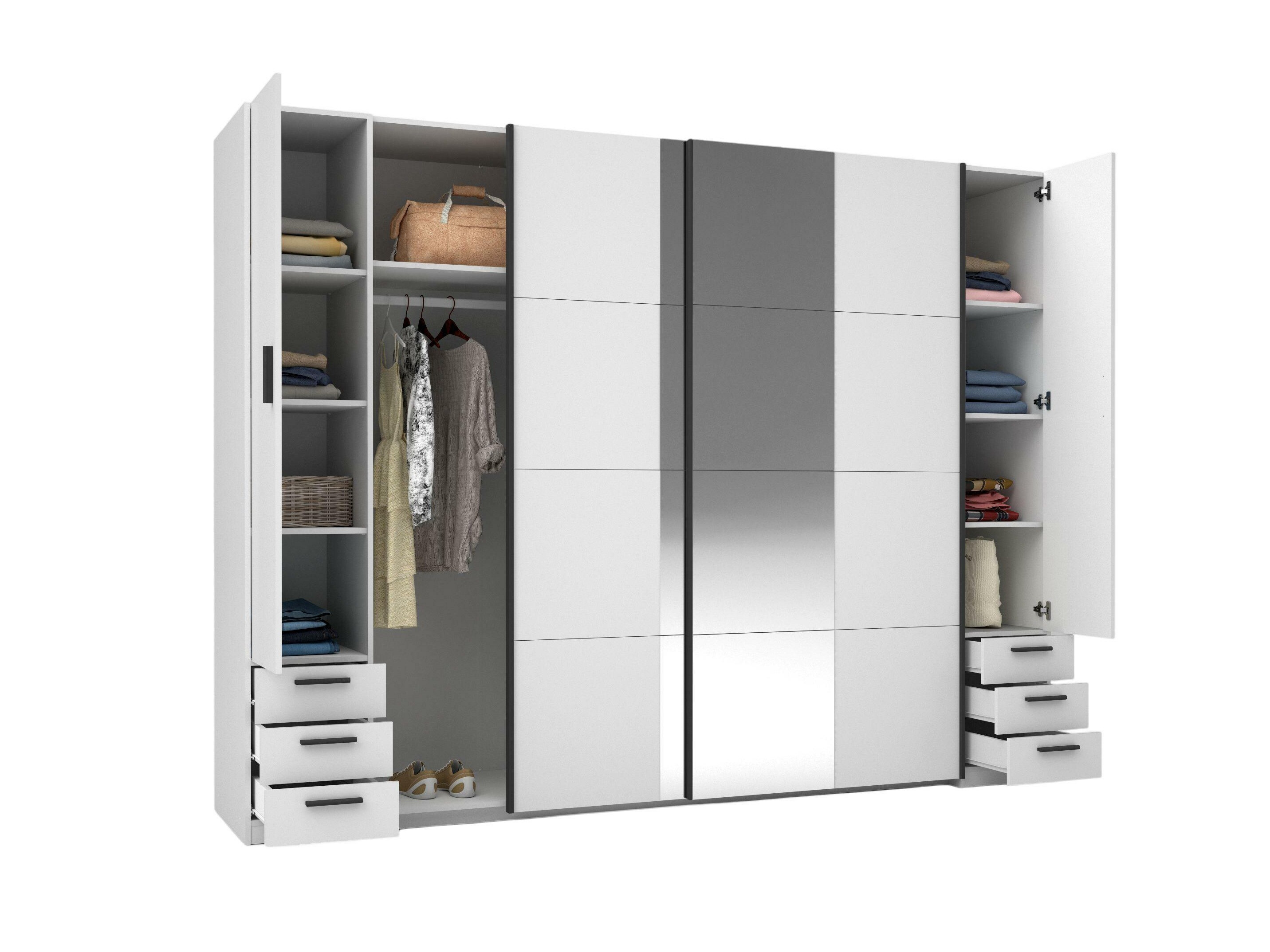 Garderobna omara Baytown 153 (Črna)