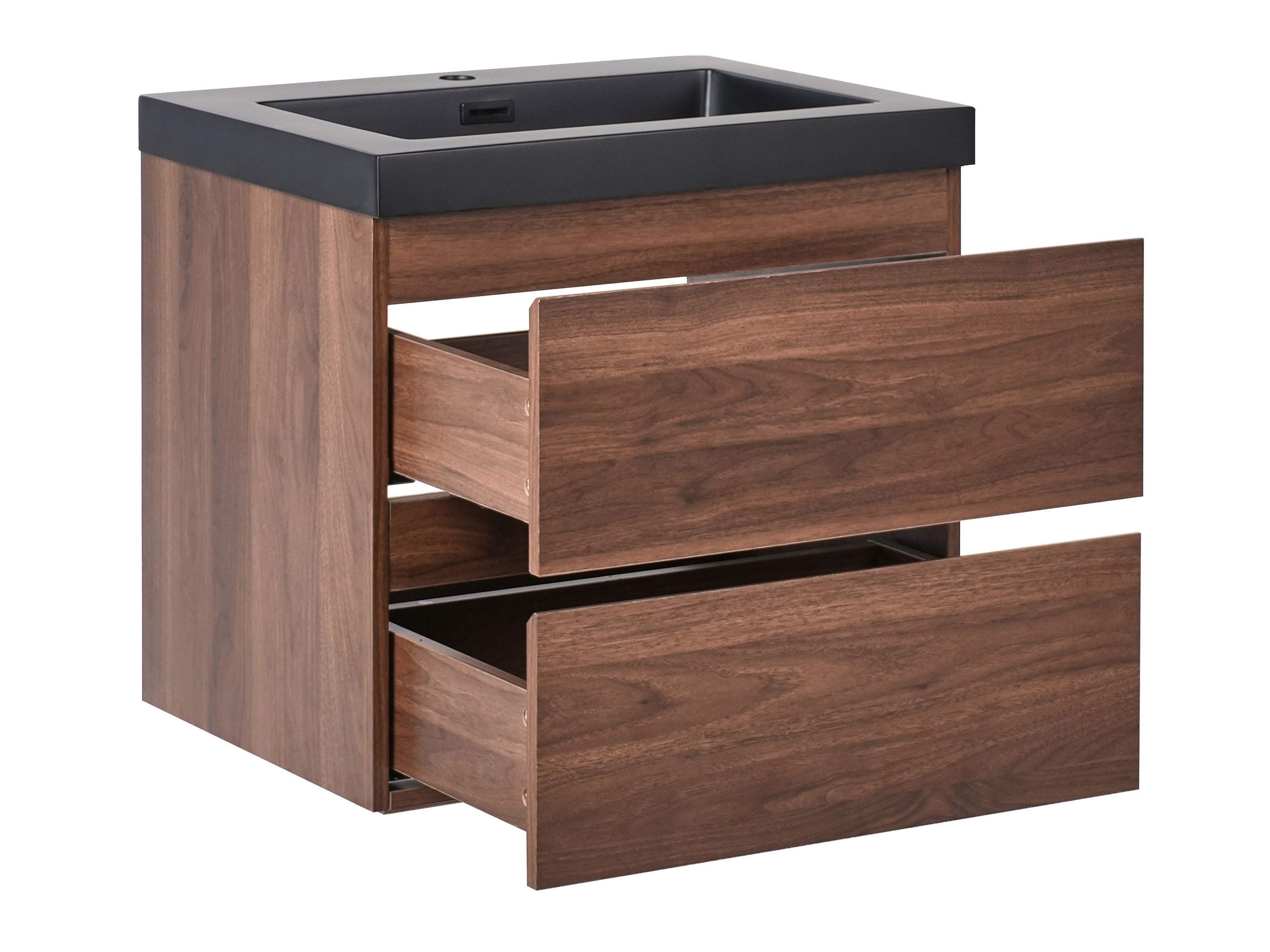 Viseča kopalniška omarica za umivalnik Berwyn 2872 (Temno rjava)