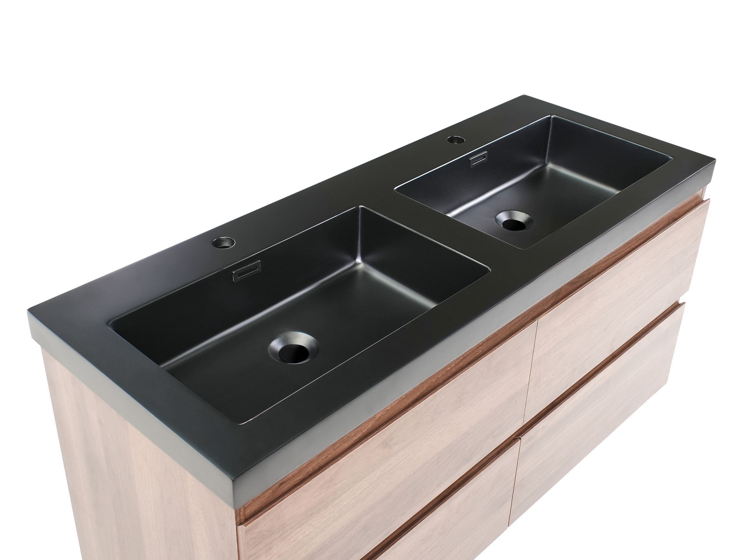 Viseča kopalniška omarica za umivalnik Berwyn 2873 (Temno rjava)