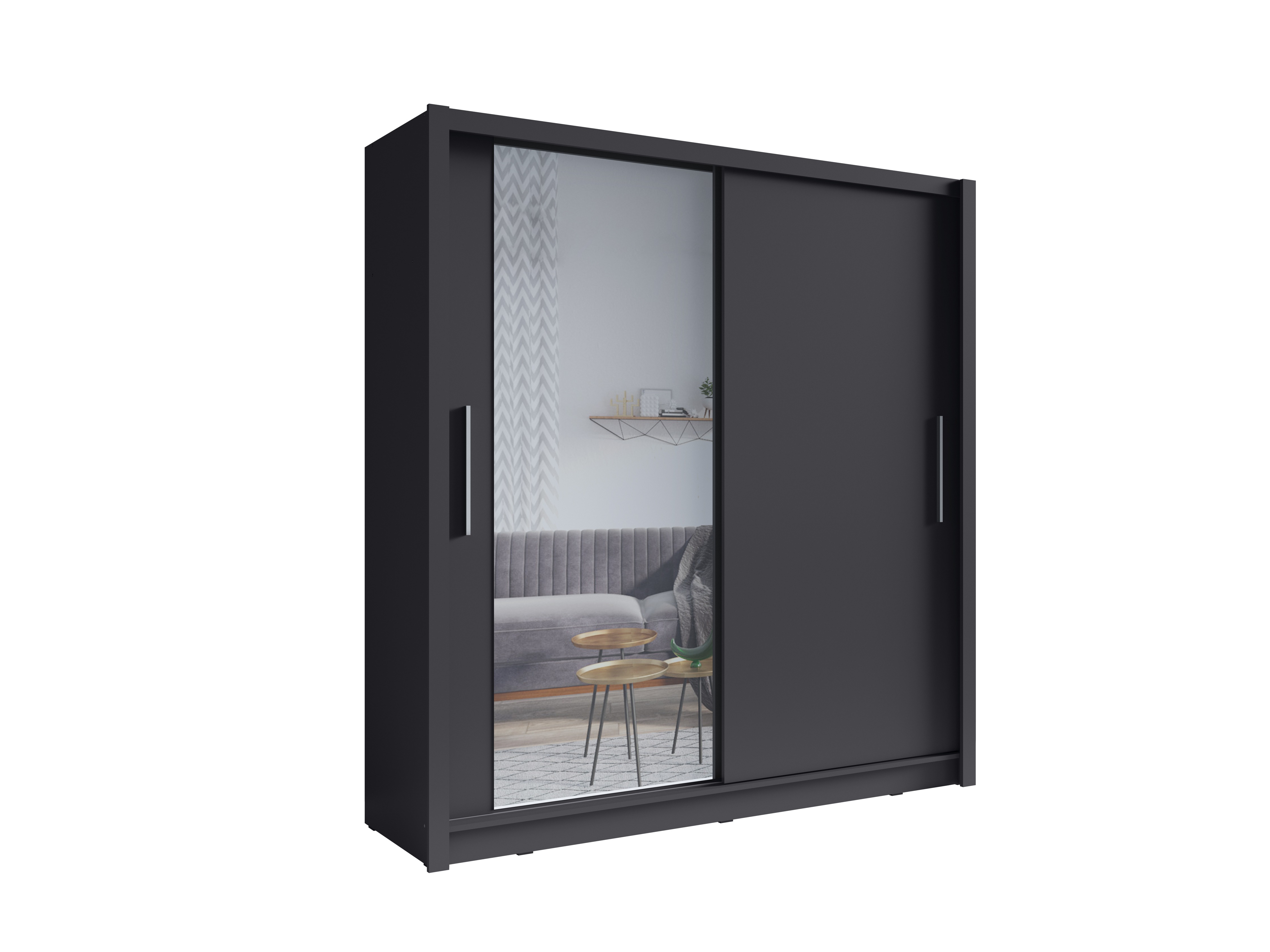 Garderobna omara Baytown 155 (Grafit)