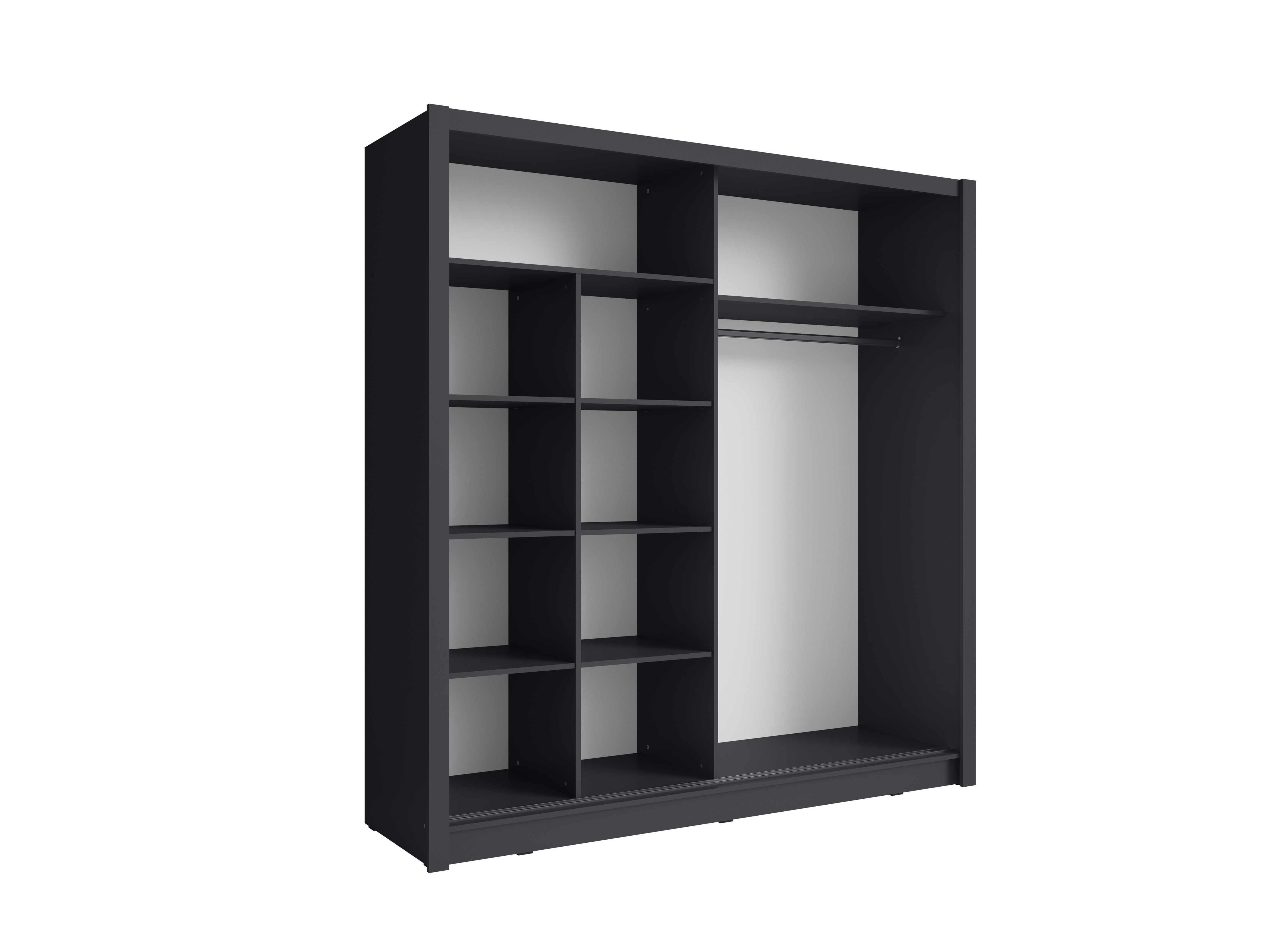 Garderobna omara Baytown 155 (Grafit)