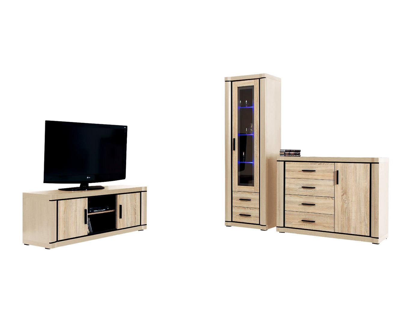 Komplet za dnevno sobo Lorelie 122 (Sonoma hrast)