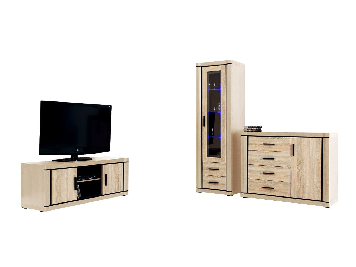 Komplet za dnevno sobo Lorelie 122 (Sonoma hrast)