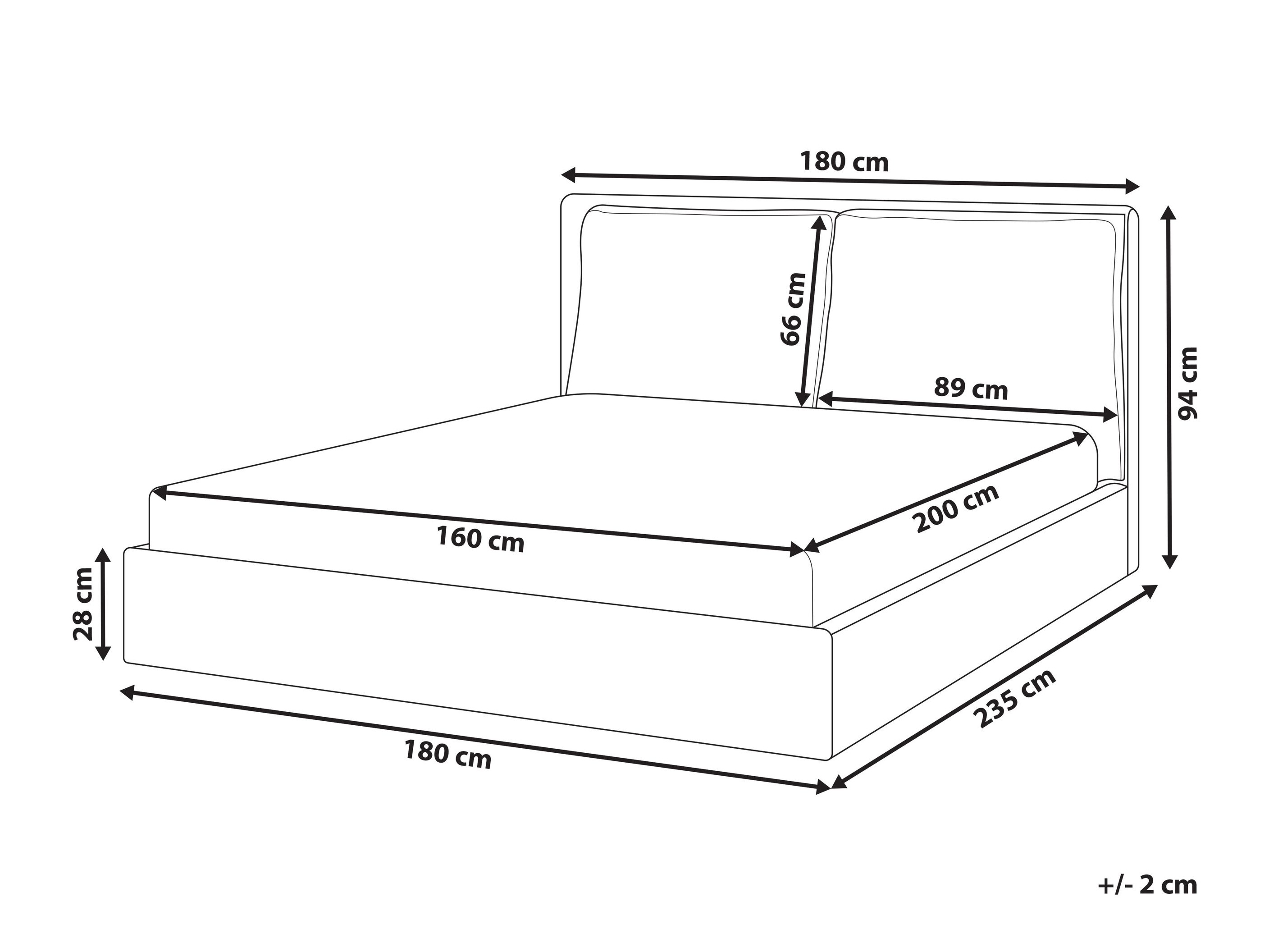 Postelja Berwyn 2877 (Rjava)