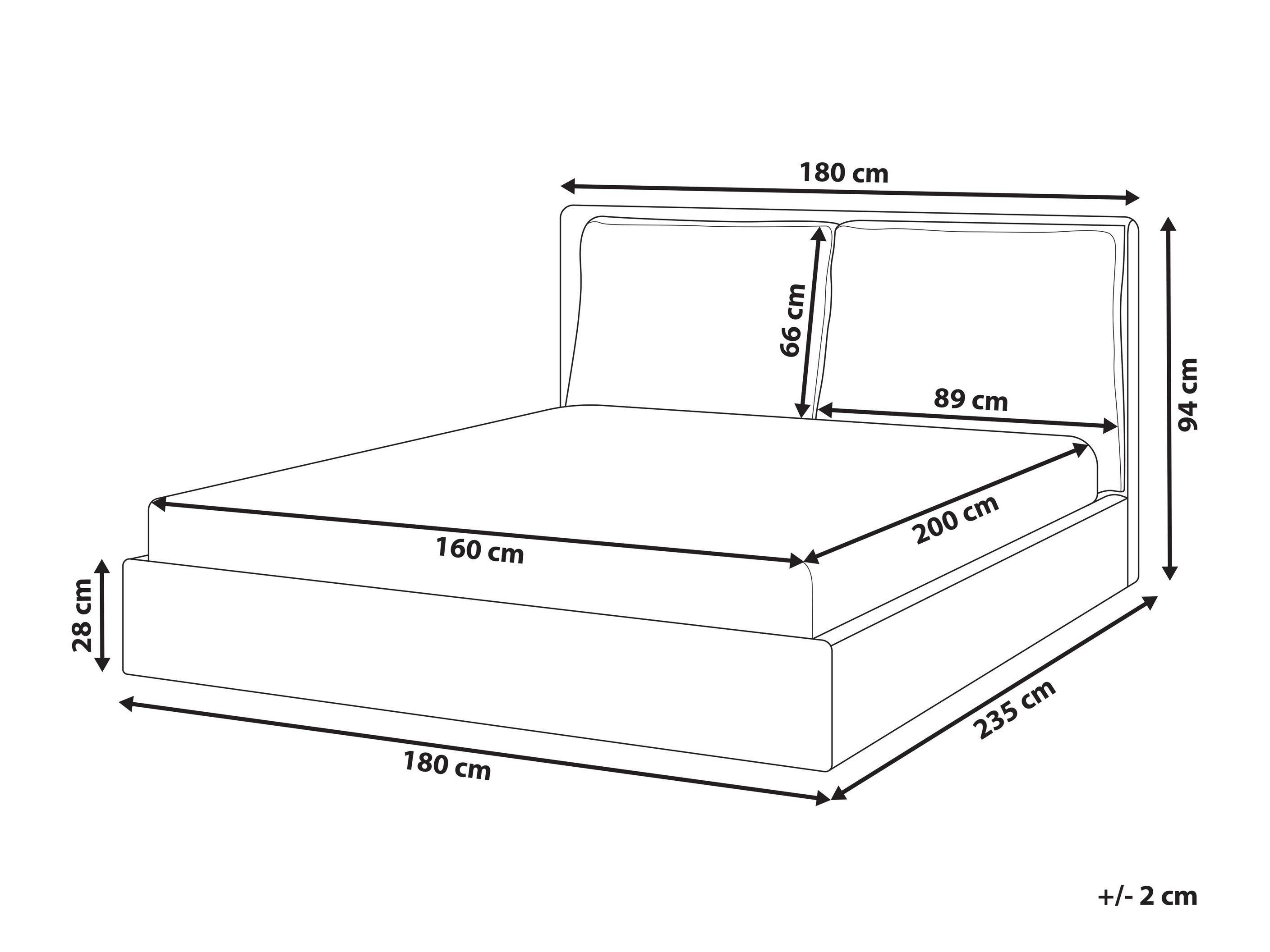 Postelja Berwyn 2877 (Svetlo bež)