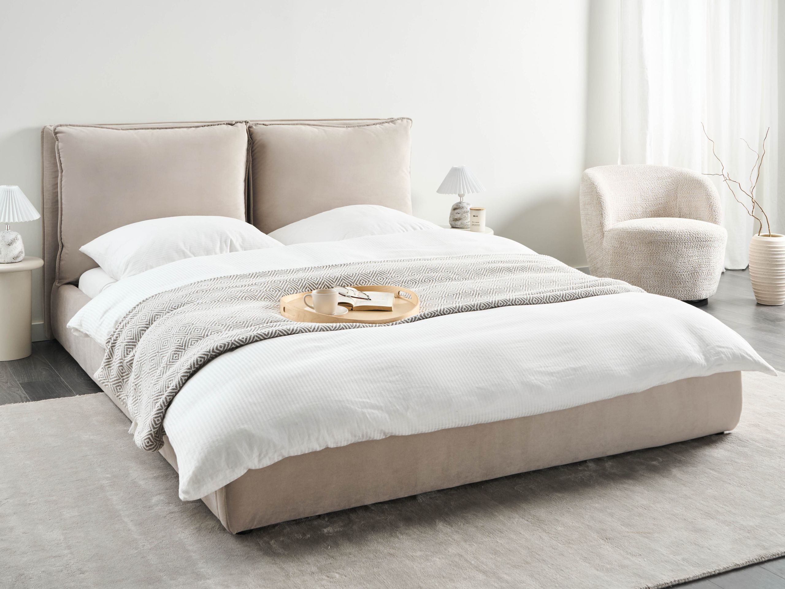 Postelja Berwyn 2877 (Taupe)