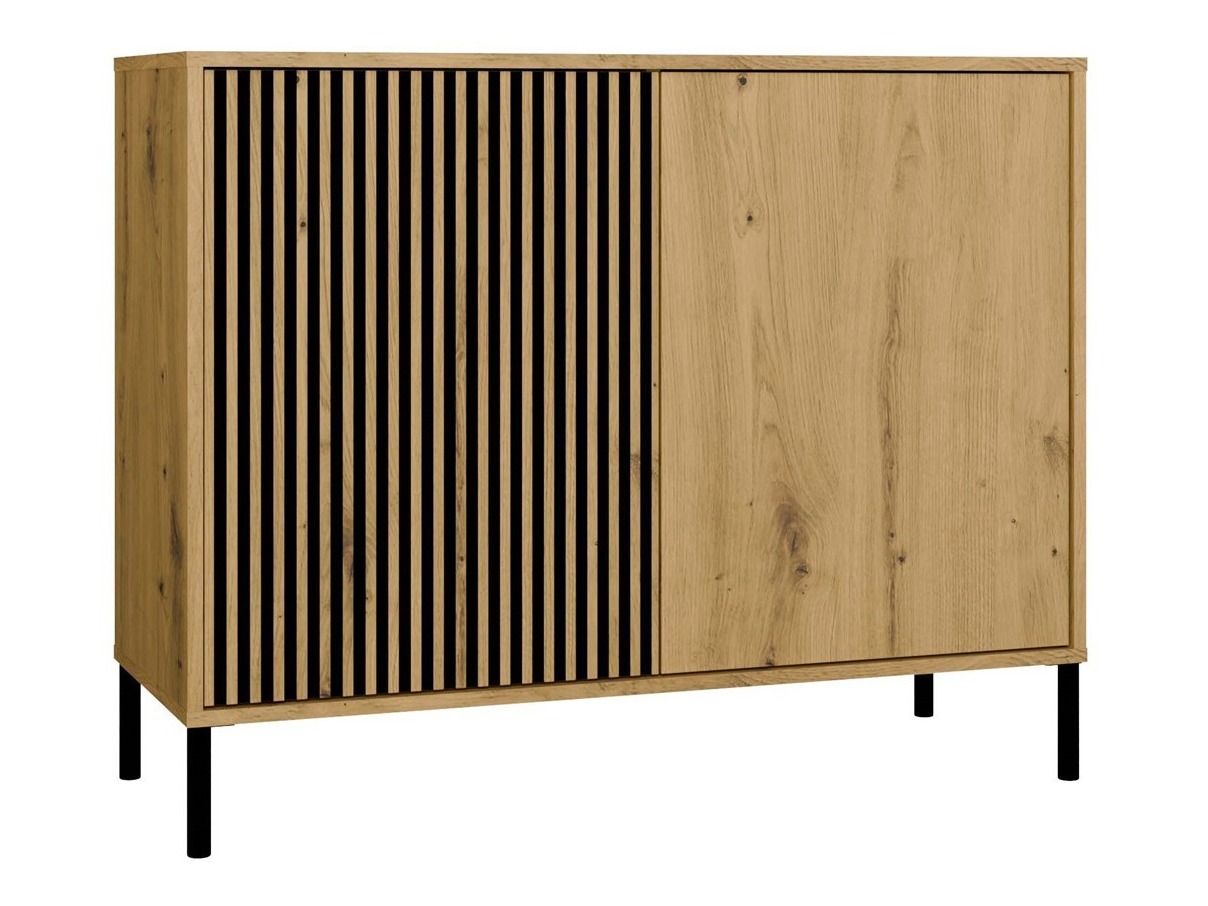 Omarica Orlsone 109 (Artisan hrast + Črna)