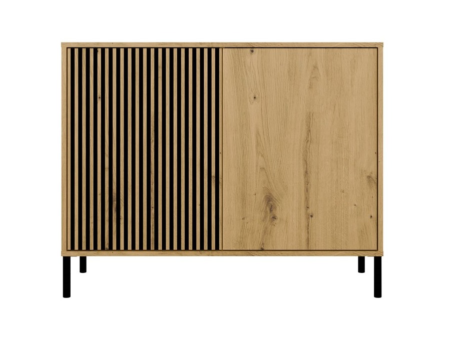 Omarica Orlsone 109 (Artisan hrast + Črna)