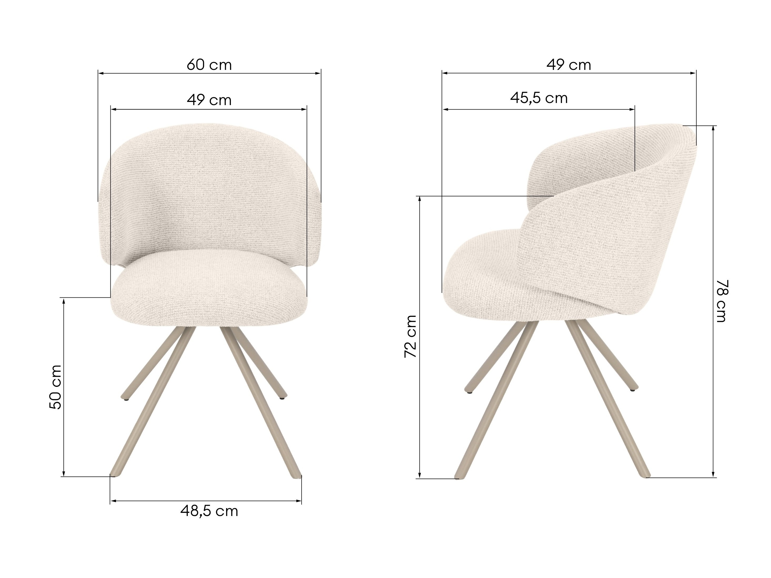 Stol Burleson 515 (Bež)