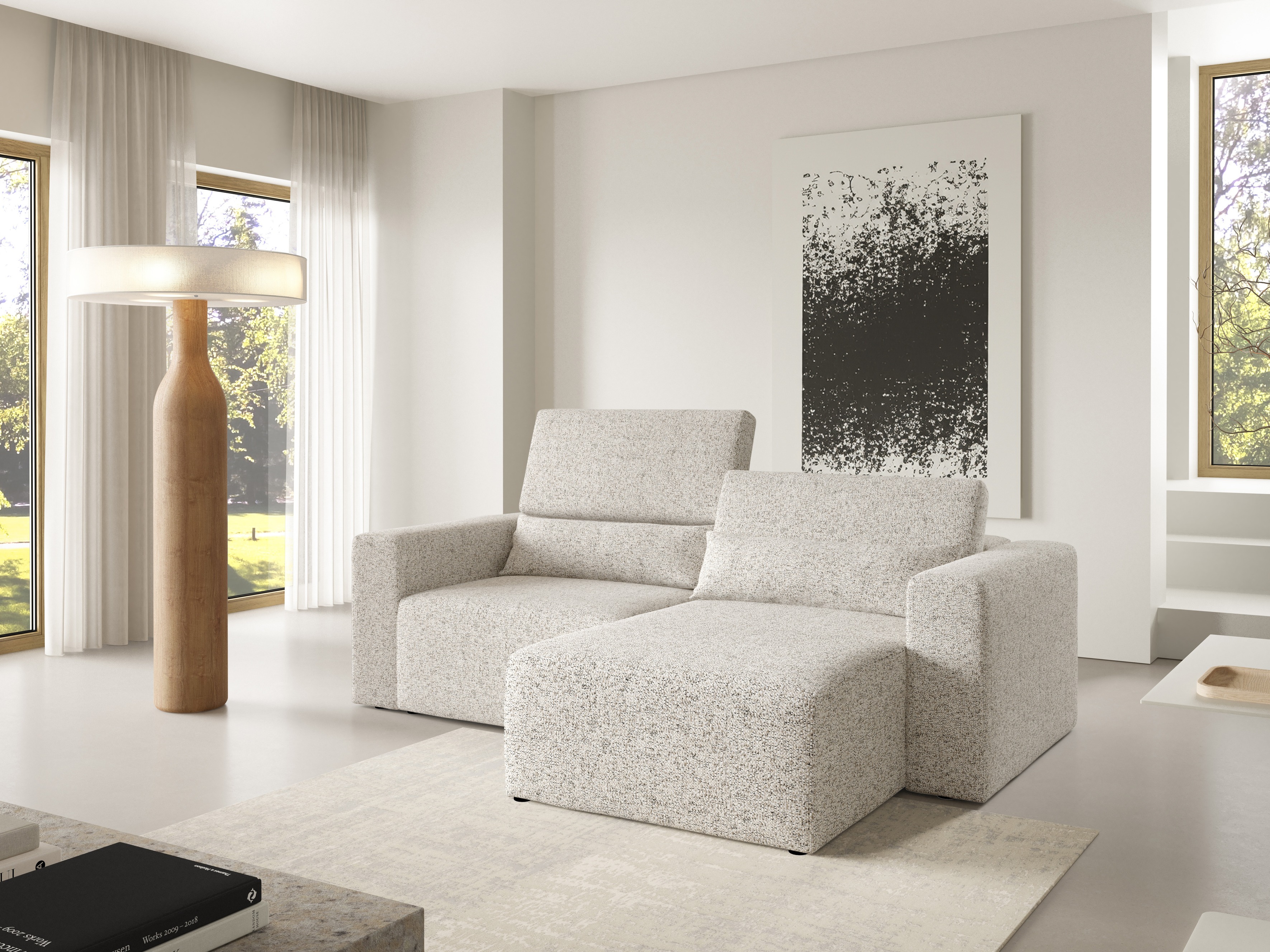 Modularna kotna sedežna garnitura Franklin 212 (Puente 06)