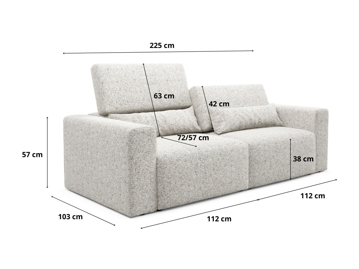 Modularni kavč Virorle 104 (Puente 03)