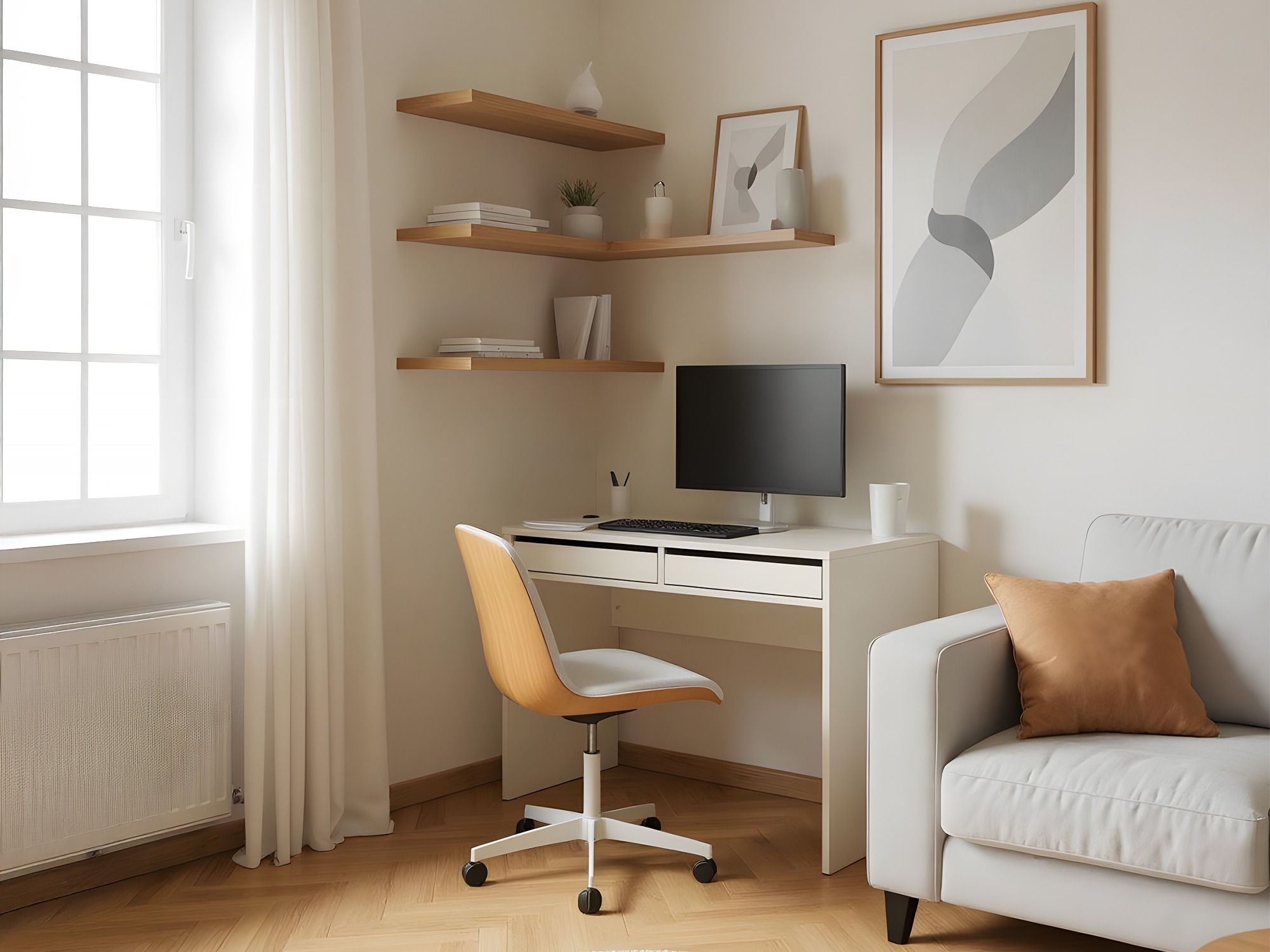 Pisalna miza Ontario 207 (Bela)